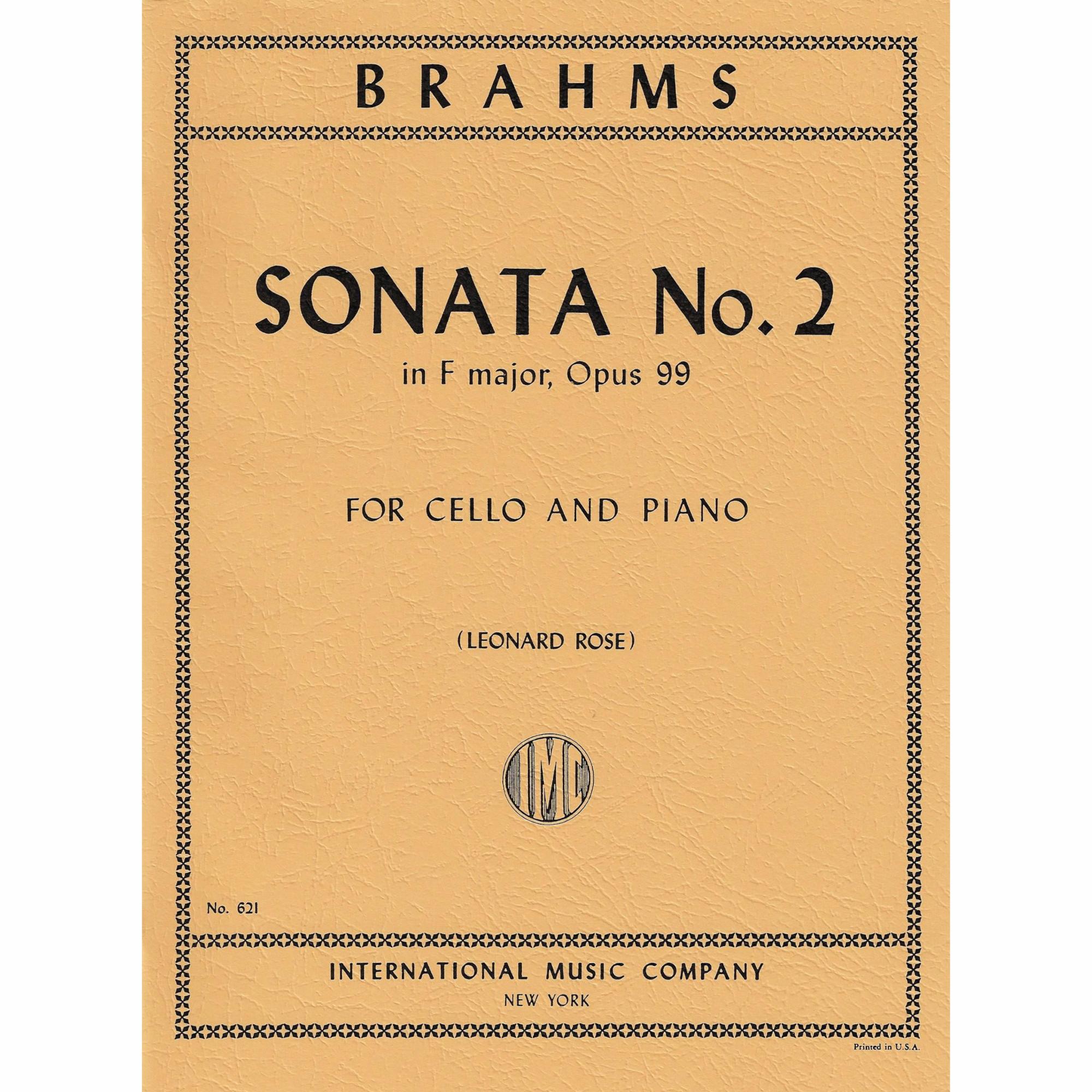 Cello Sonata No. 2 in F Major, Op. 99