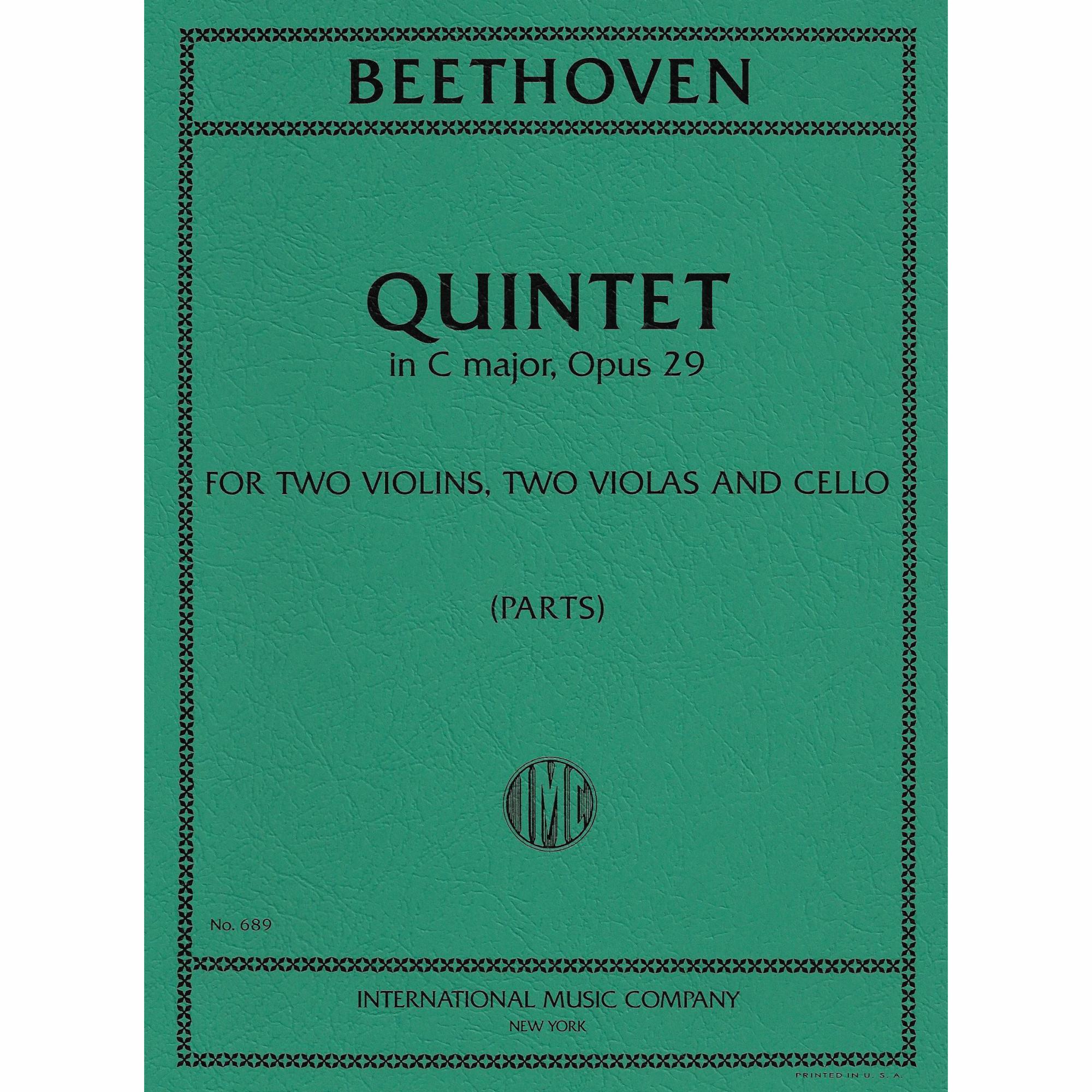 Beethoven -- String Quintet in C Major, Op. 29