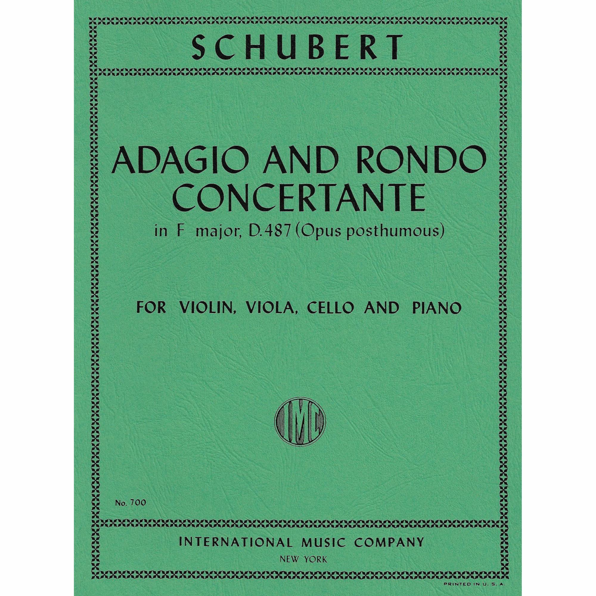 Schubert -- Adagio and Rondo Concertante in F Major, K. 487
