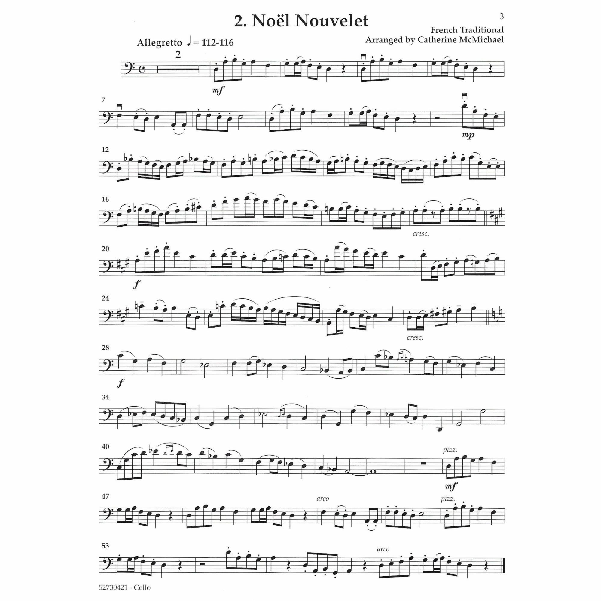 Sample: Cello Part (Pg. 3)