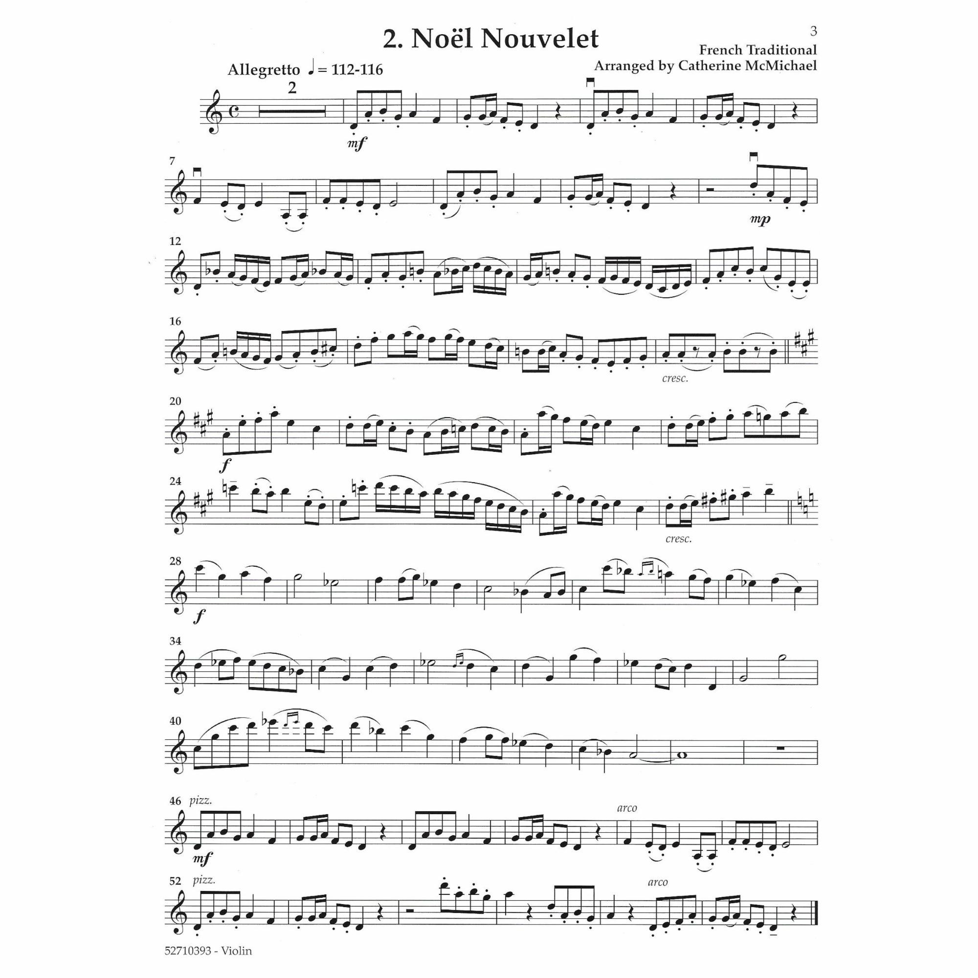 Sample: Violin Part (Pg. 3) 