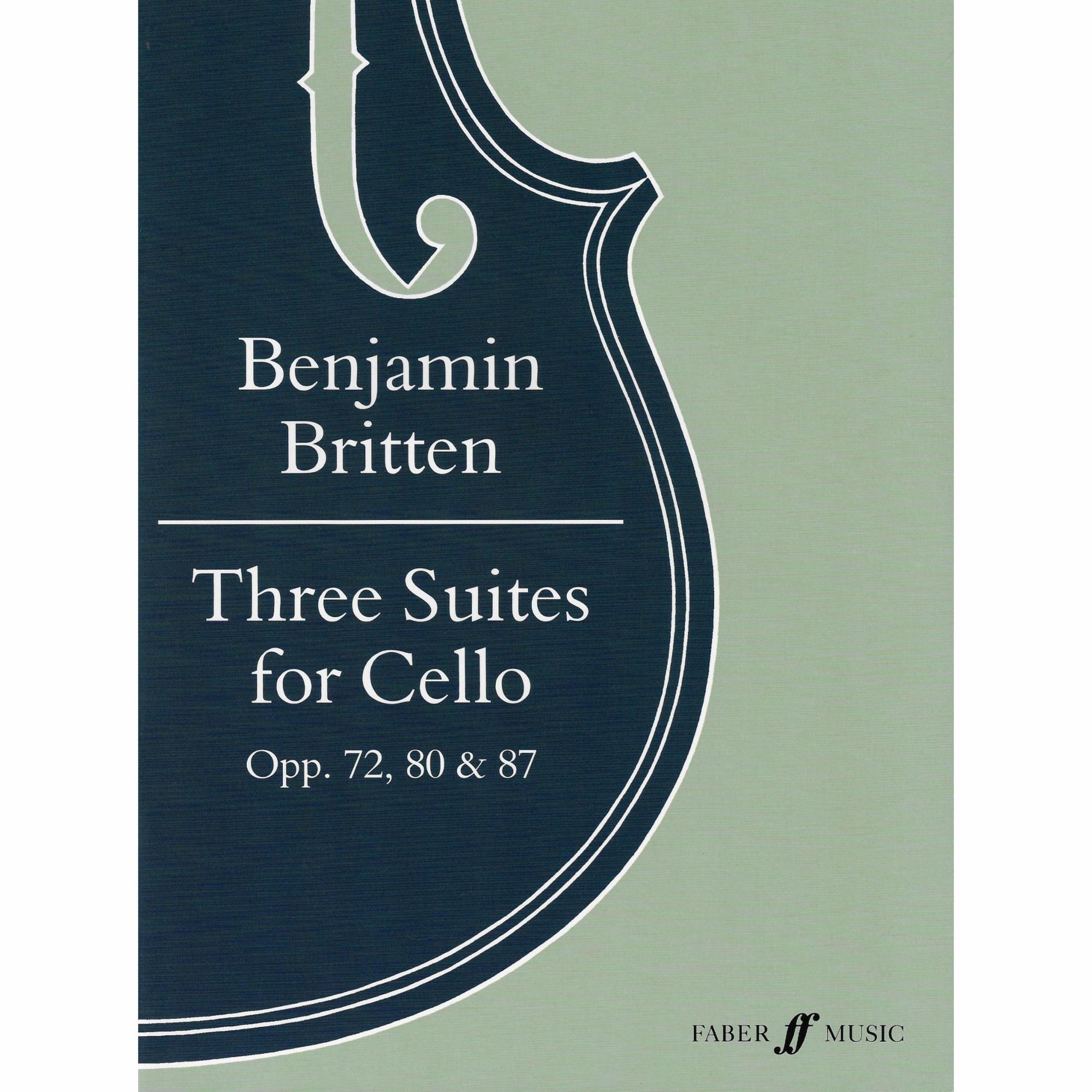 Britten -- Three Suites, Opp. 72, 80 & 87 for Solo Cello