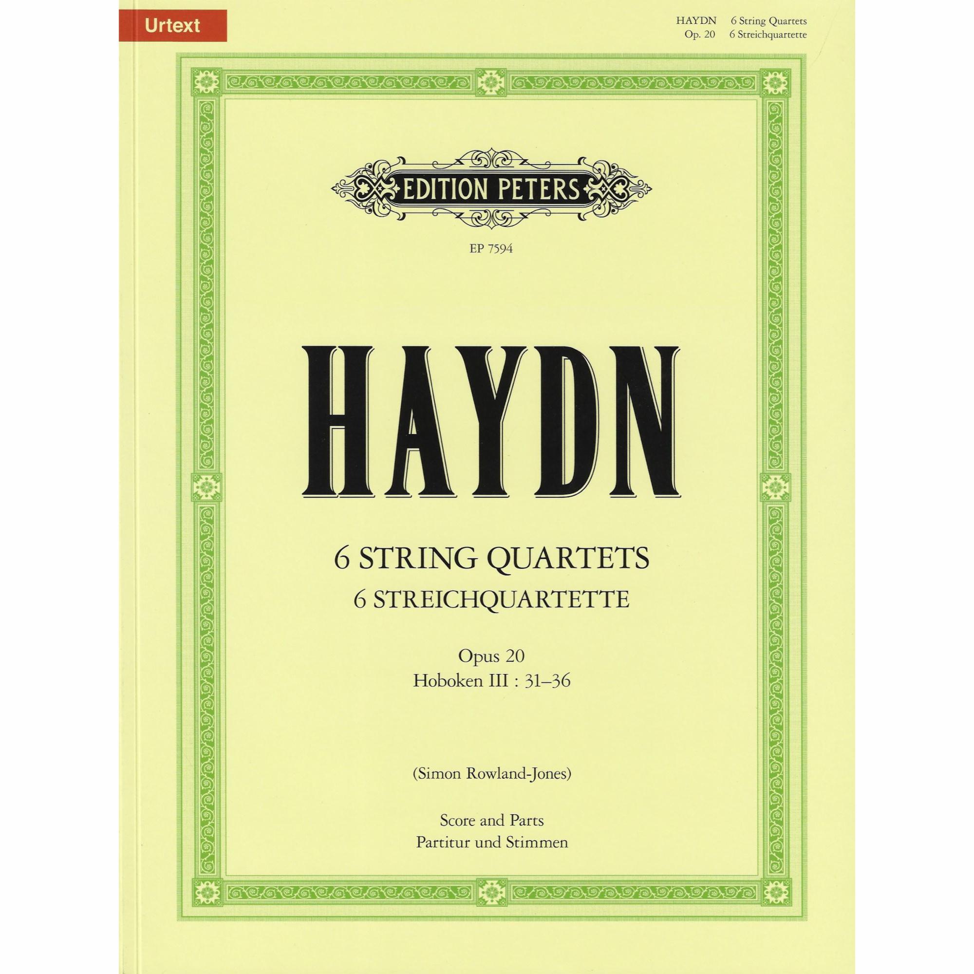 Haydn -- 6 String Quartets, Op. 20