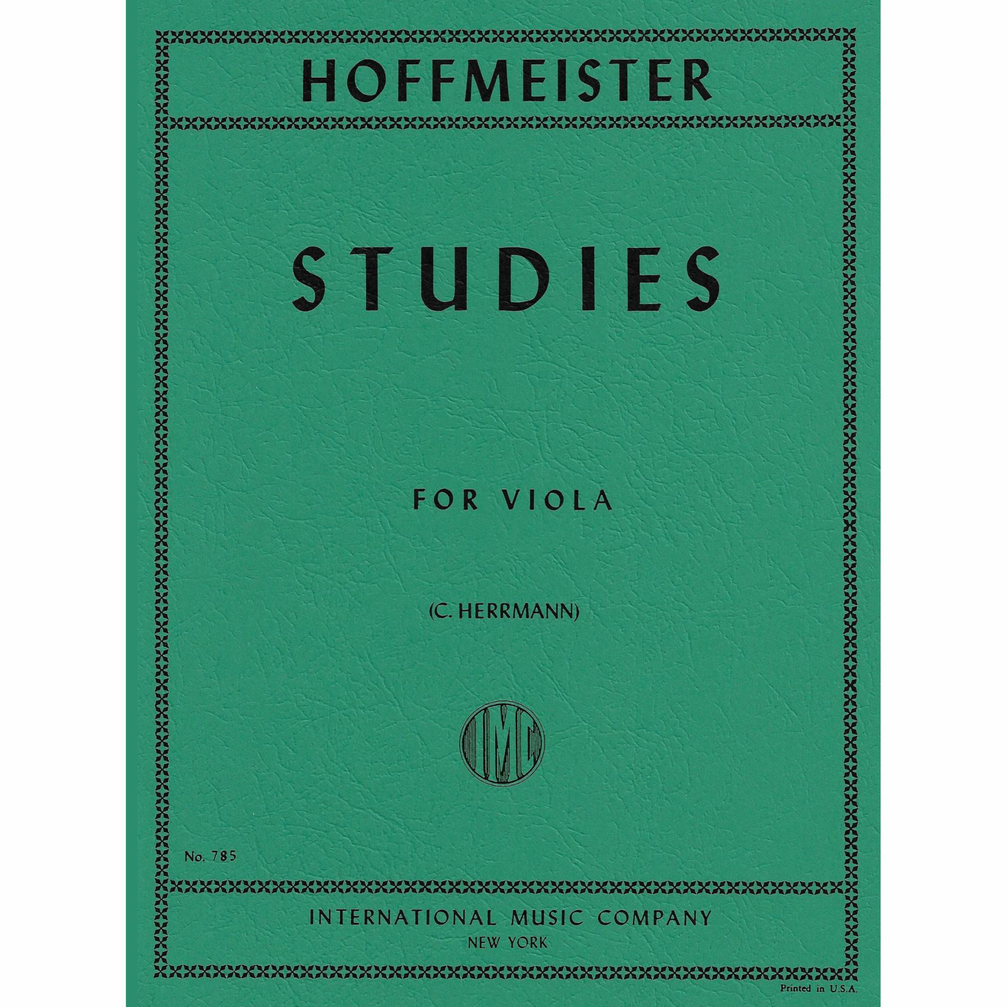 Hoffmeister -- Studies for Viola