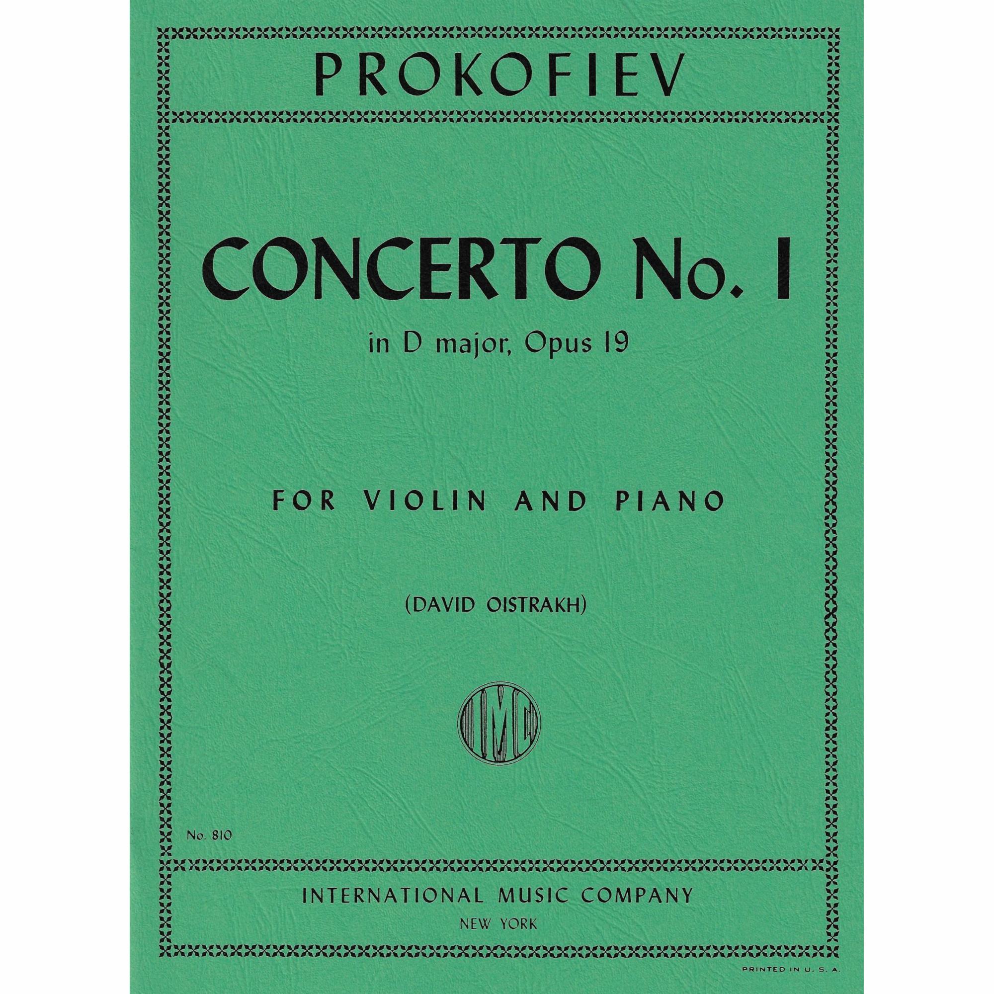 Violin Concerto No. 1 in D Major, Op. 19