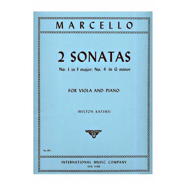 Two Sonatas (F Major and G Minor: Viola and Piano)