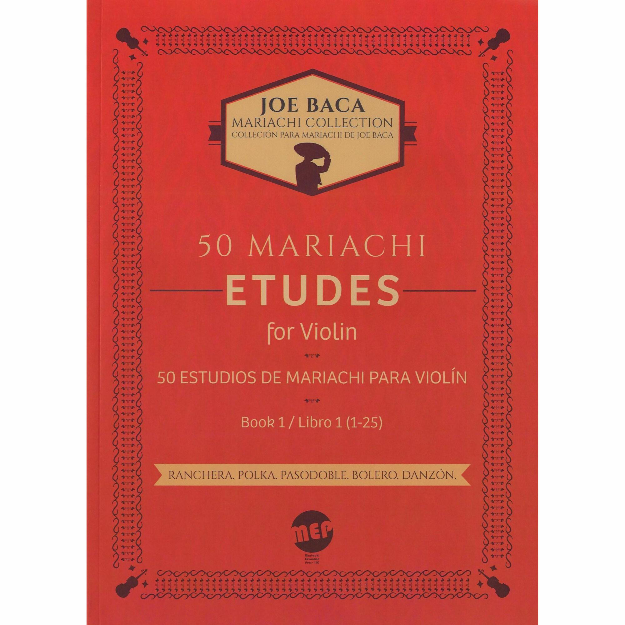 Baca -- 50 Mariachi Etudes, Books 1 & 2 for Violin