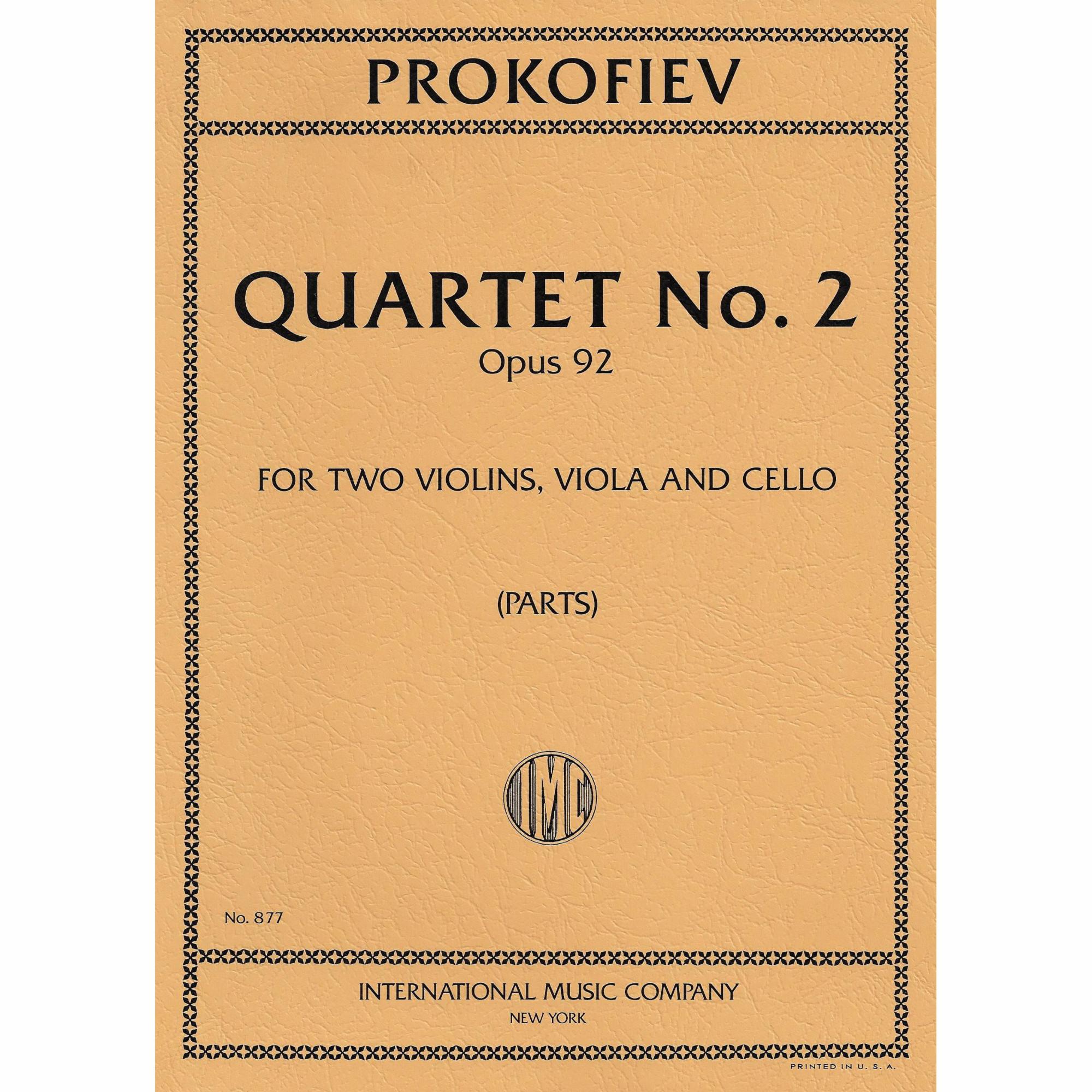 Prokofiev -- String Quartet No. 2, Op. 92