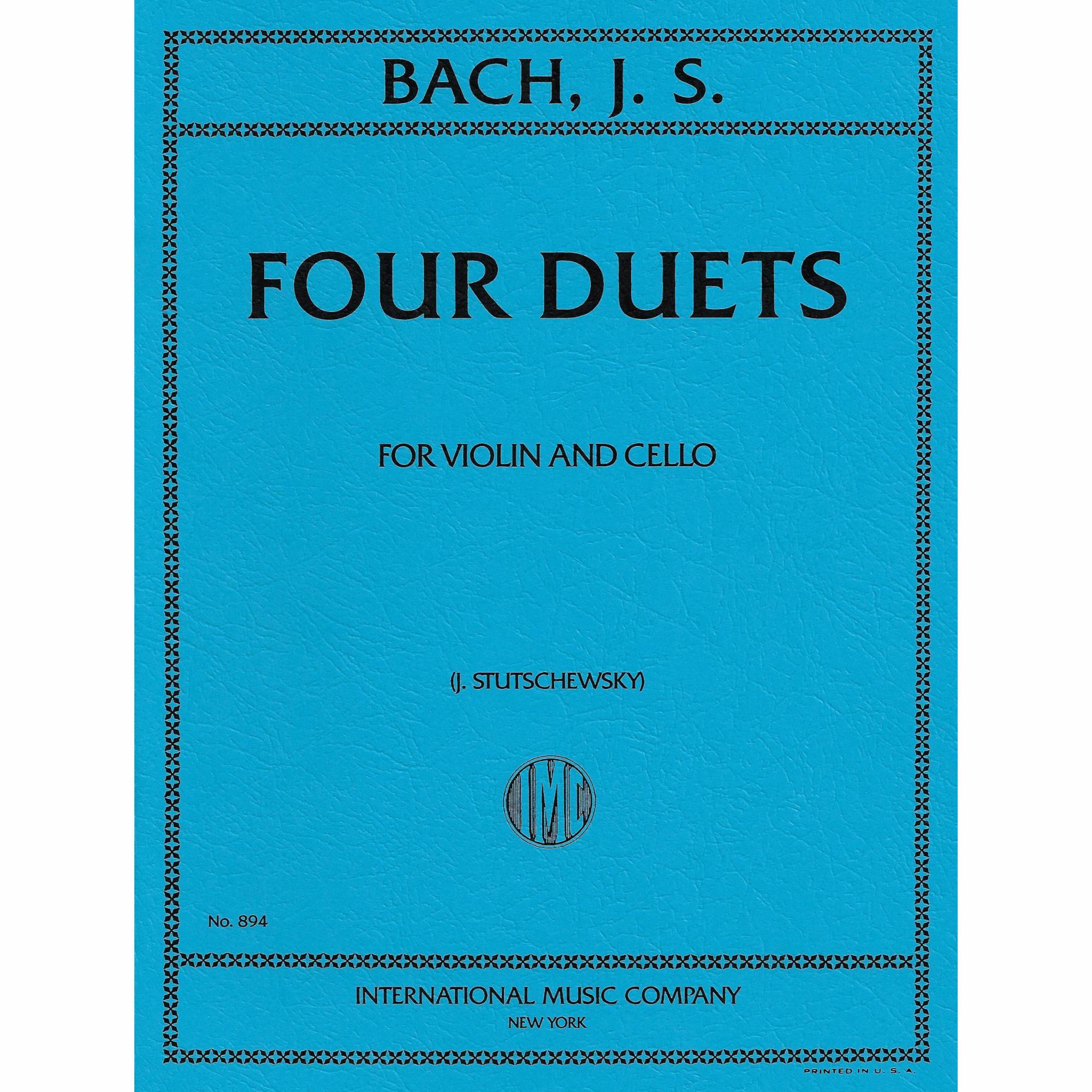 Bach -- Four Duets for Violin and Cello