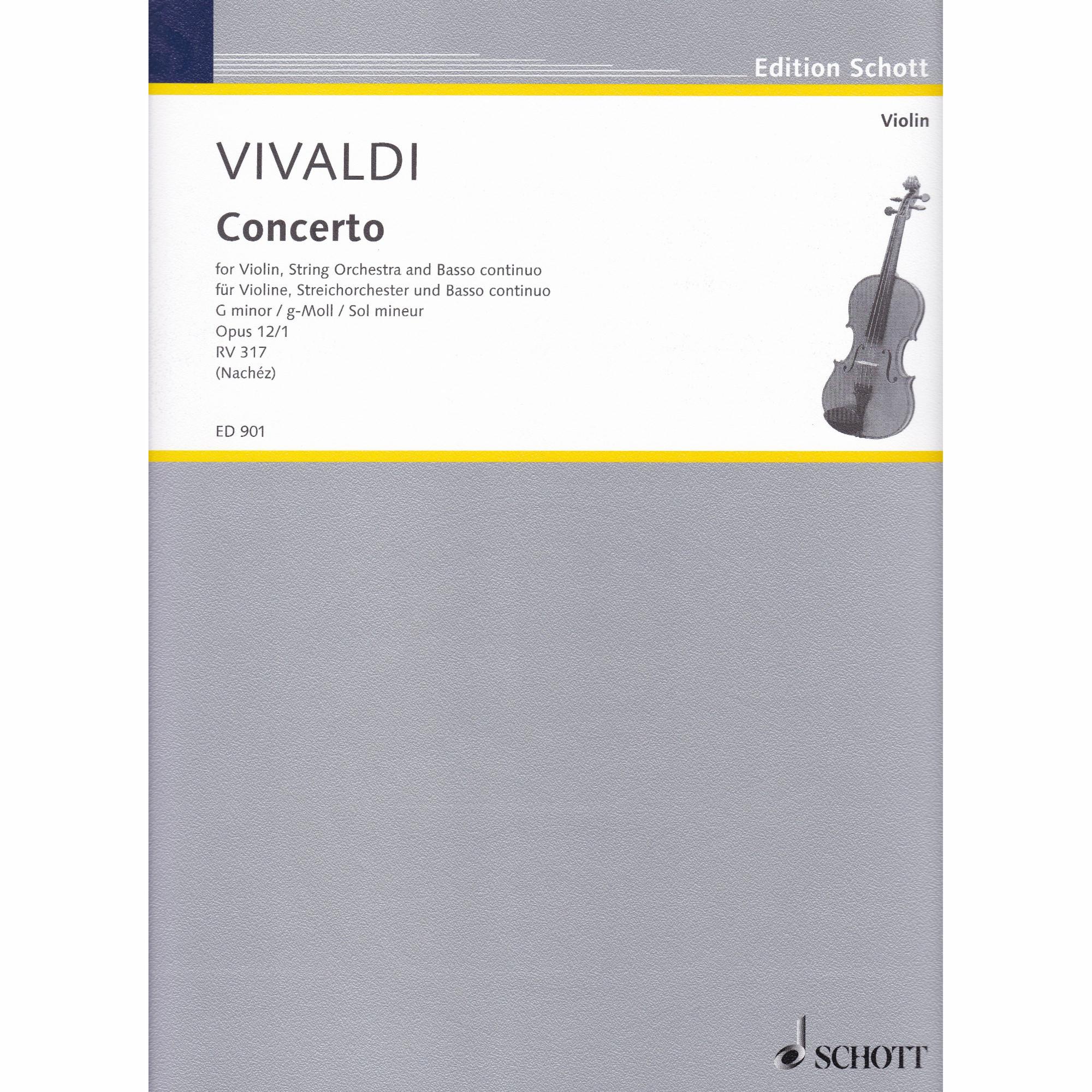 Violin Concerto in G Minor, Op. 12, No. 1 