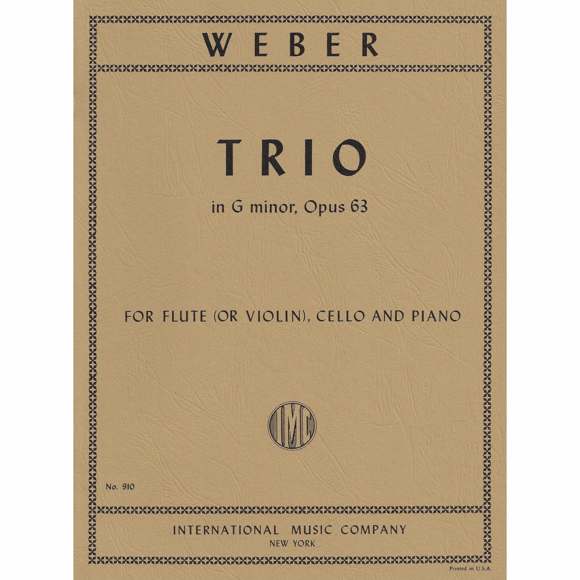 Weber -- Piano Trio in G Minor, Op. 63