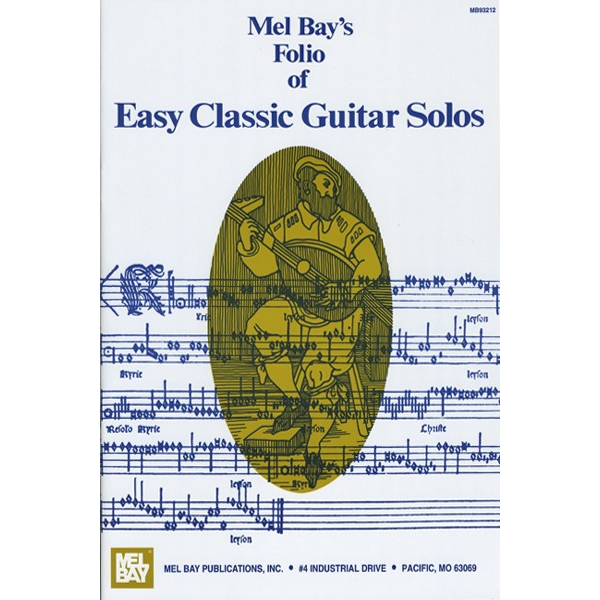 Mel Bay's Folio of Easy Classic Guitar Solos