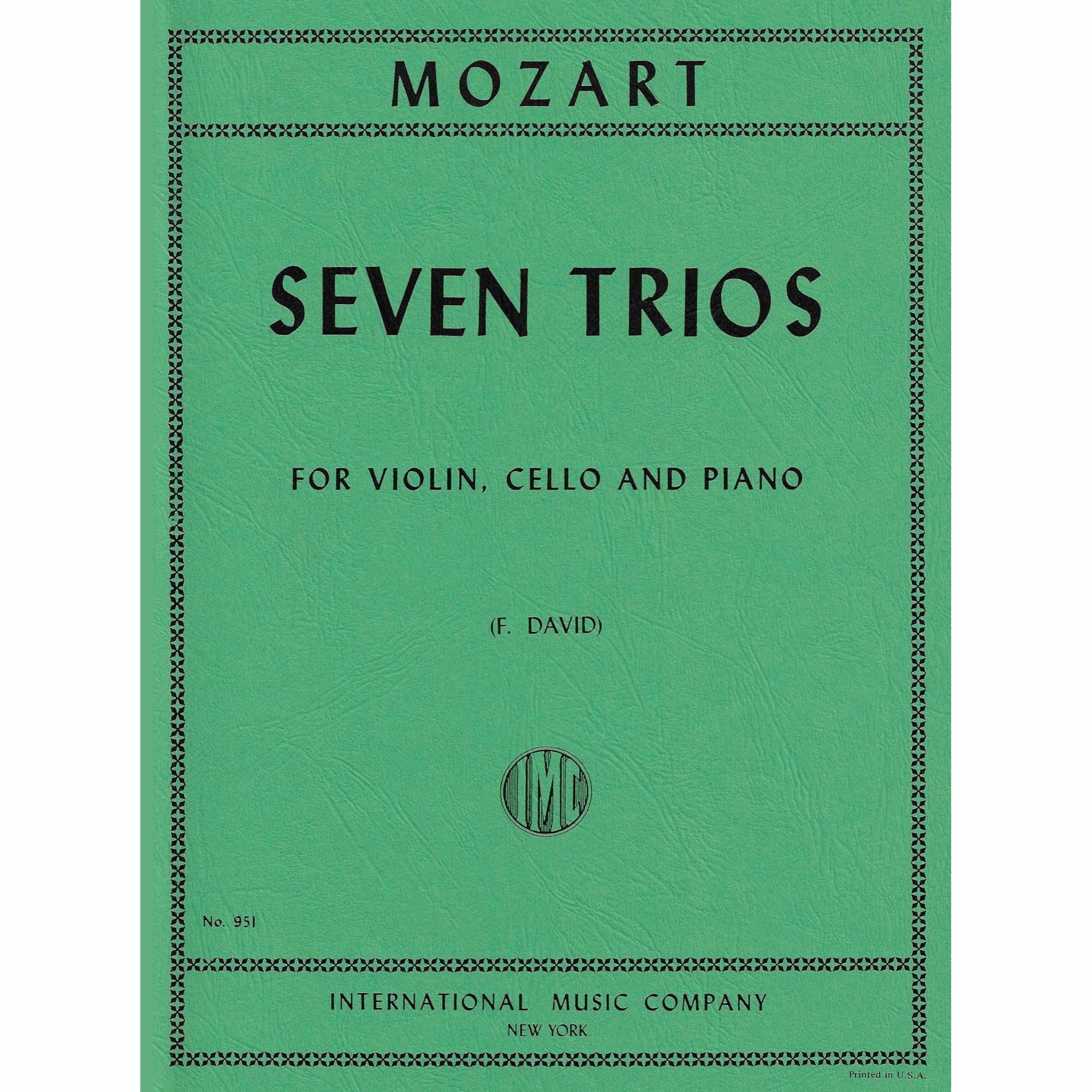 Mozart -- Seven Piano Trios