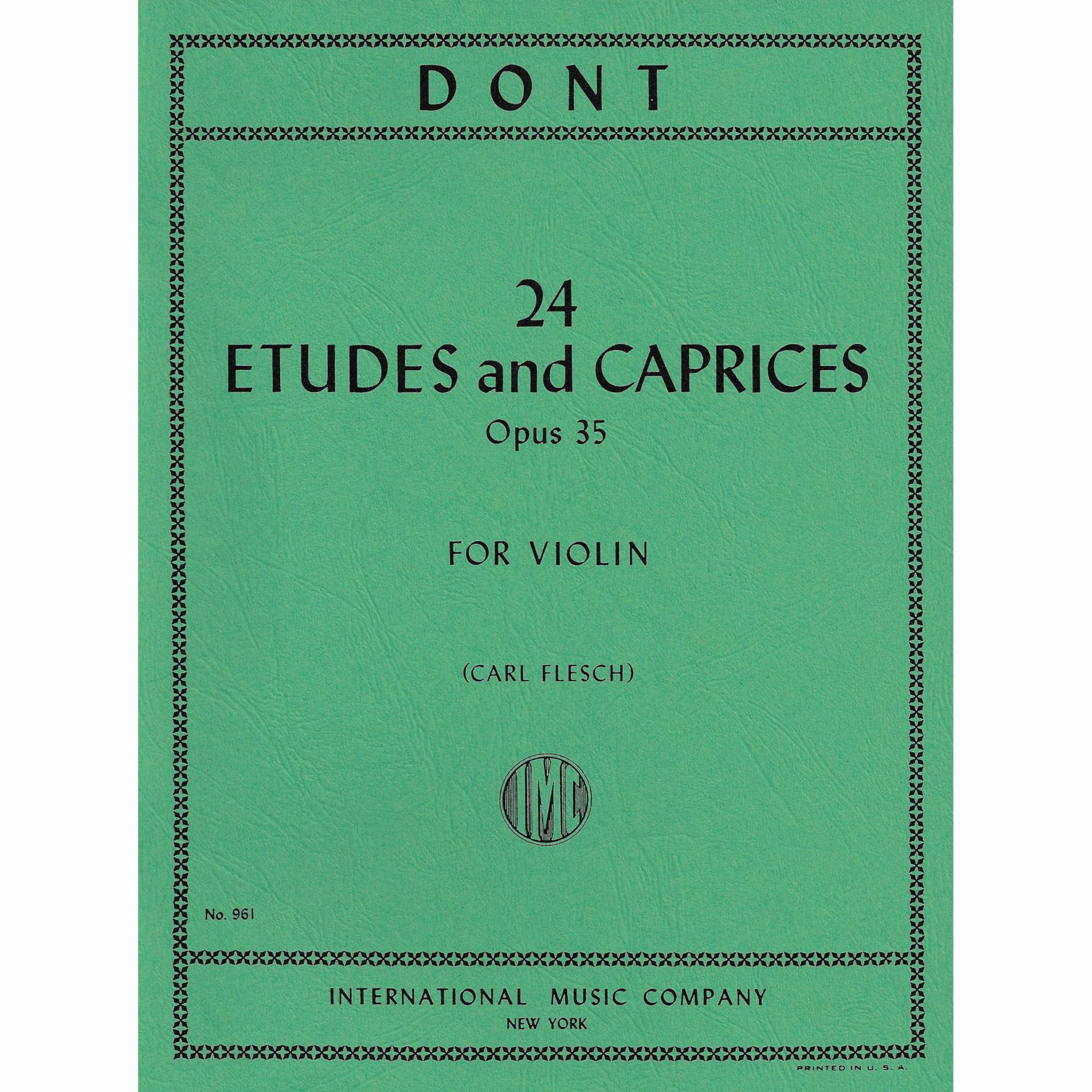 Dont -- 24 Etudes and Caprices, Op. 35 for Violin
