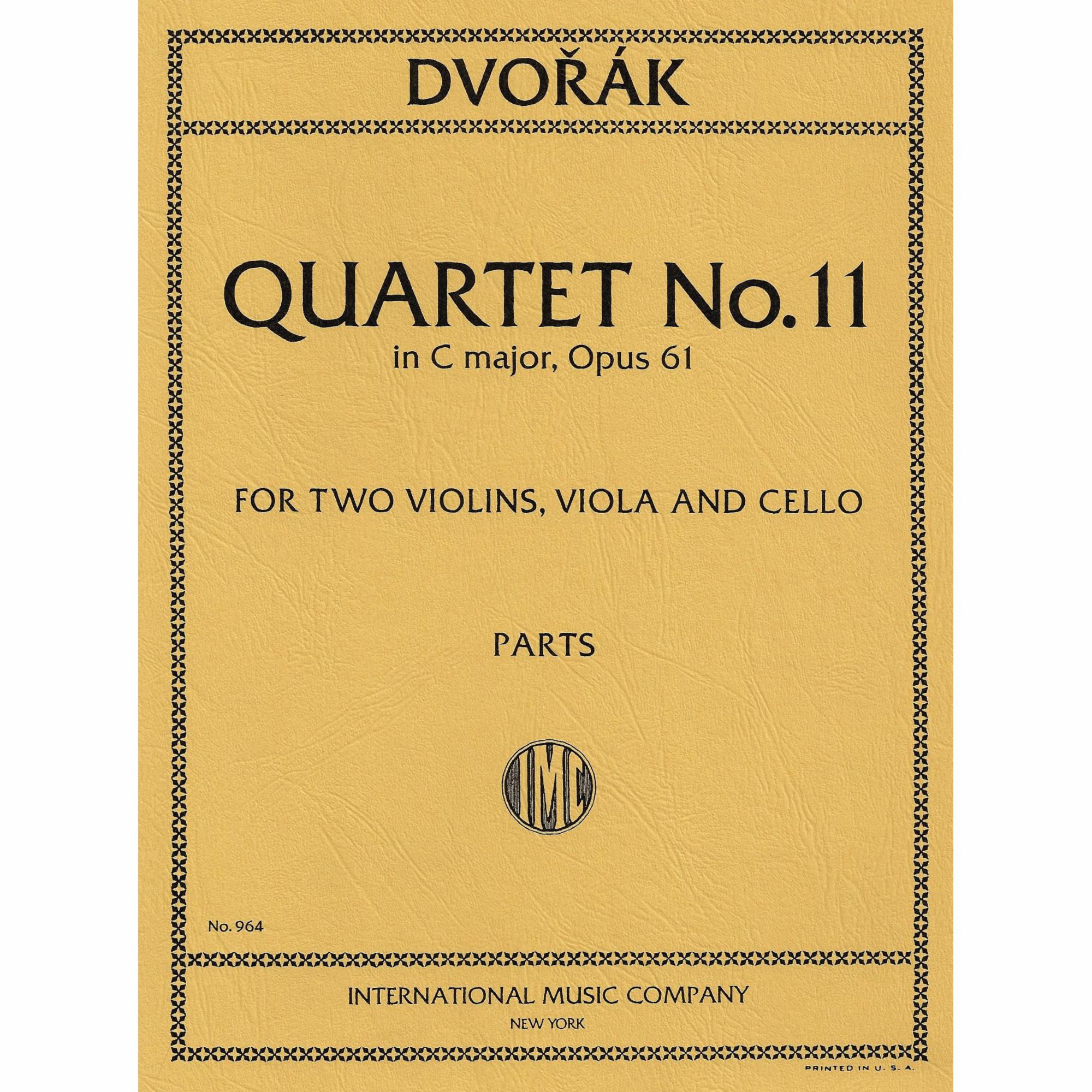 Dvorak -- String Quartet No. 11 in C Major, Op. 61