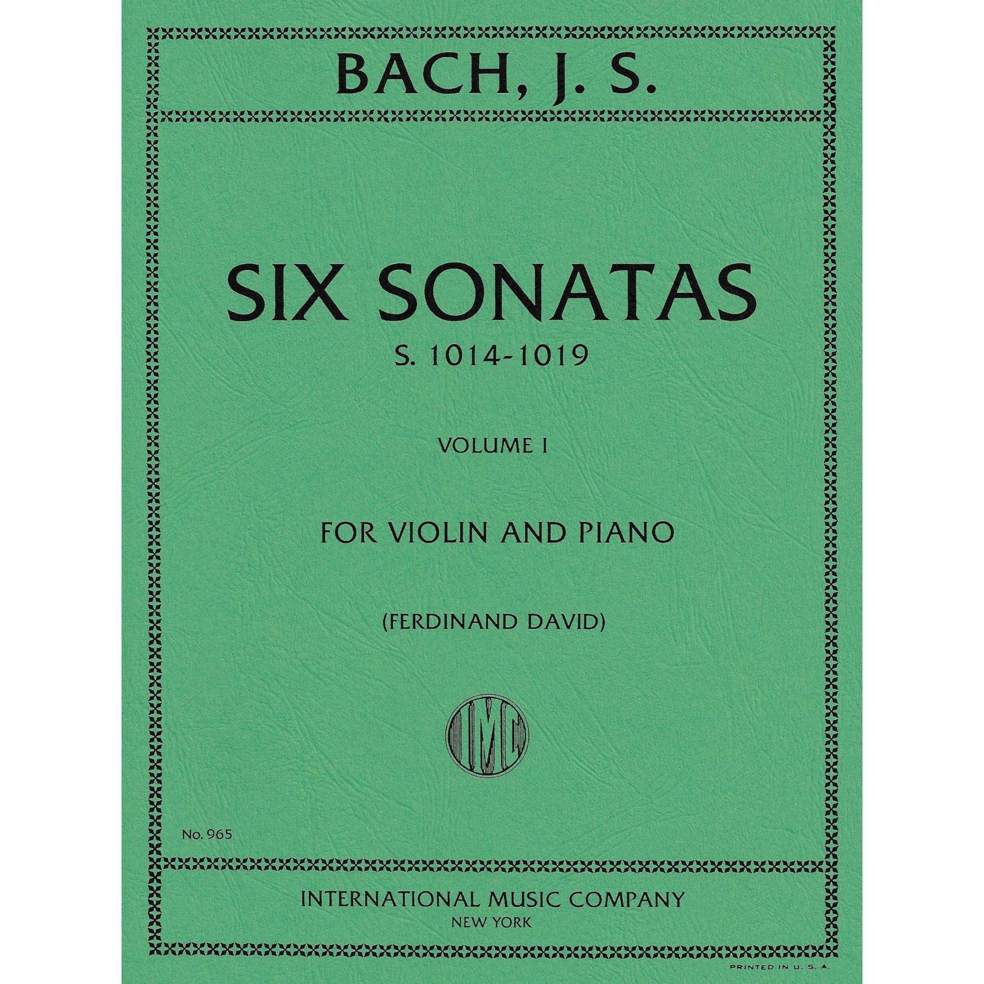 Bach -- Six Sonatas, S. 1014-1019 for Violin and Piano