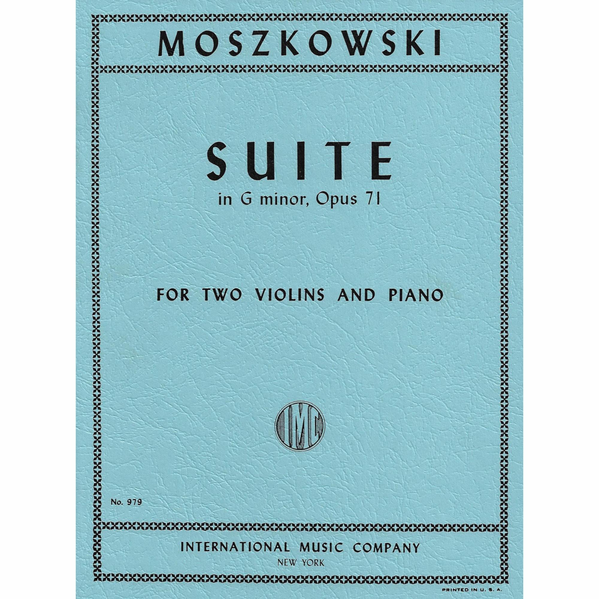 Moszkowski -- Suite in G Minor, Op. 71 for Two Violins and Piano