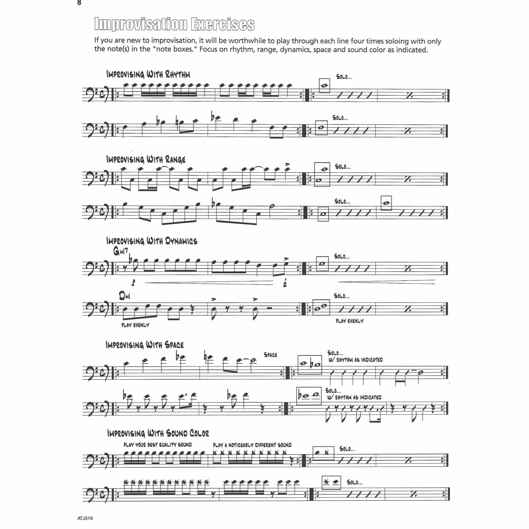 Sample: Cello or Bass (Pg. 8)