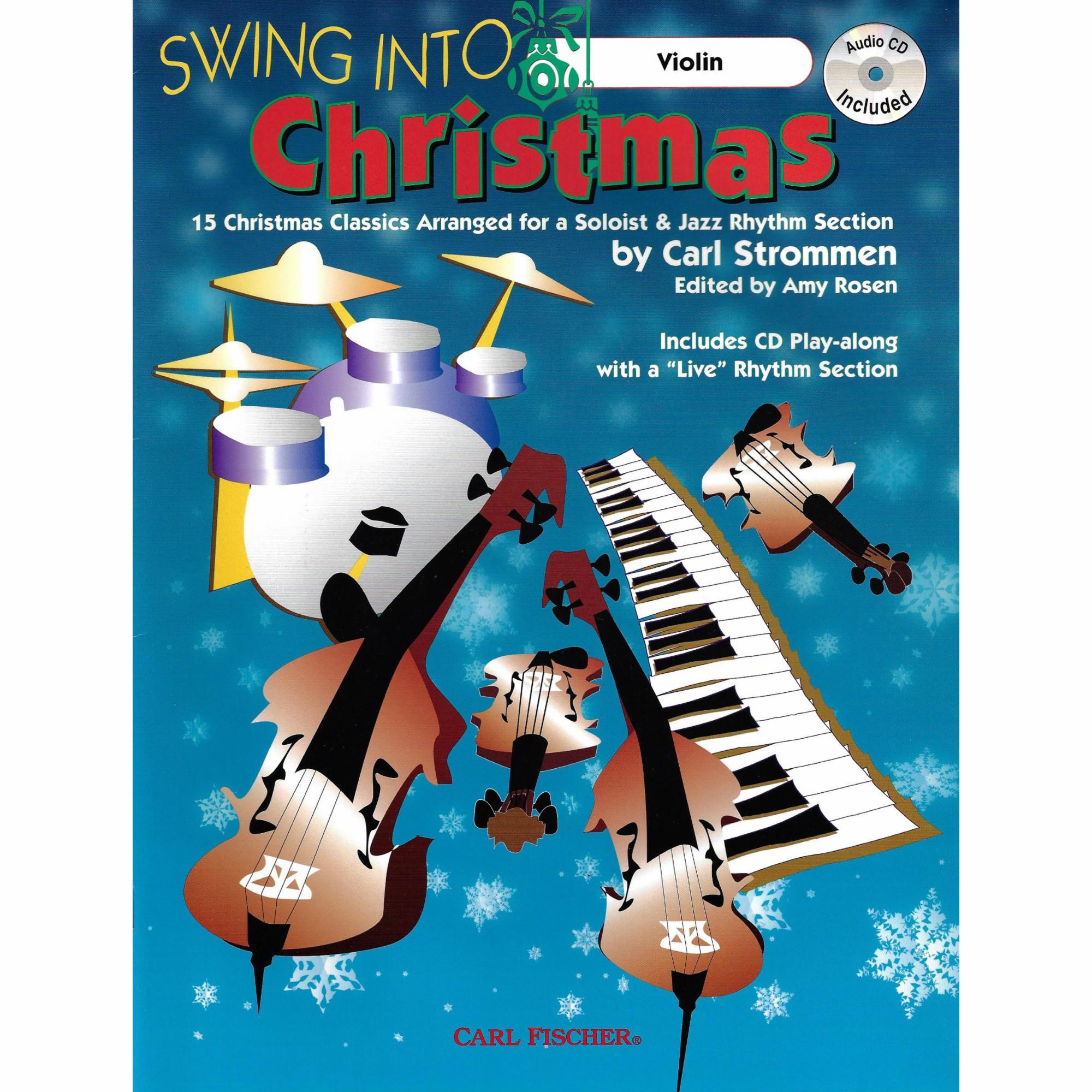 Swing Into Christmas for Violin, Viola, or Cello
