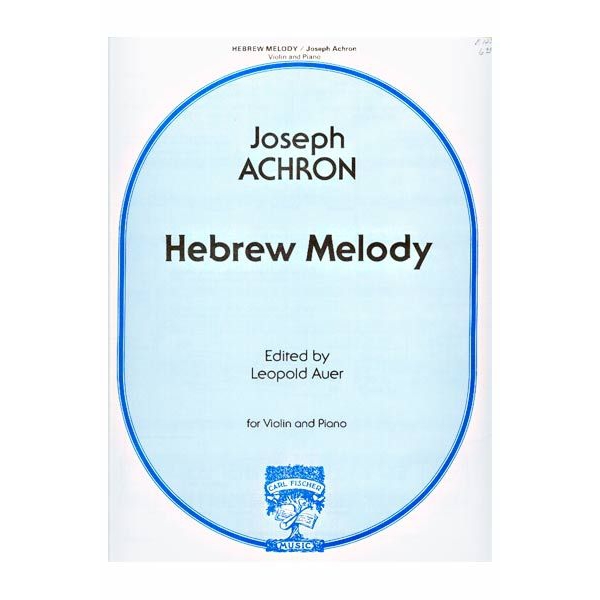 Hebrew Melody for Violin and Piano