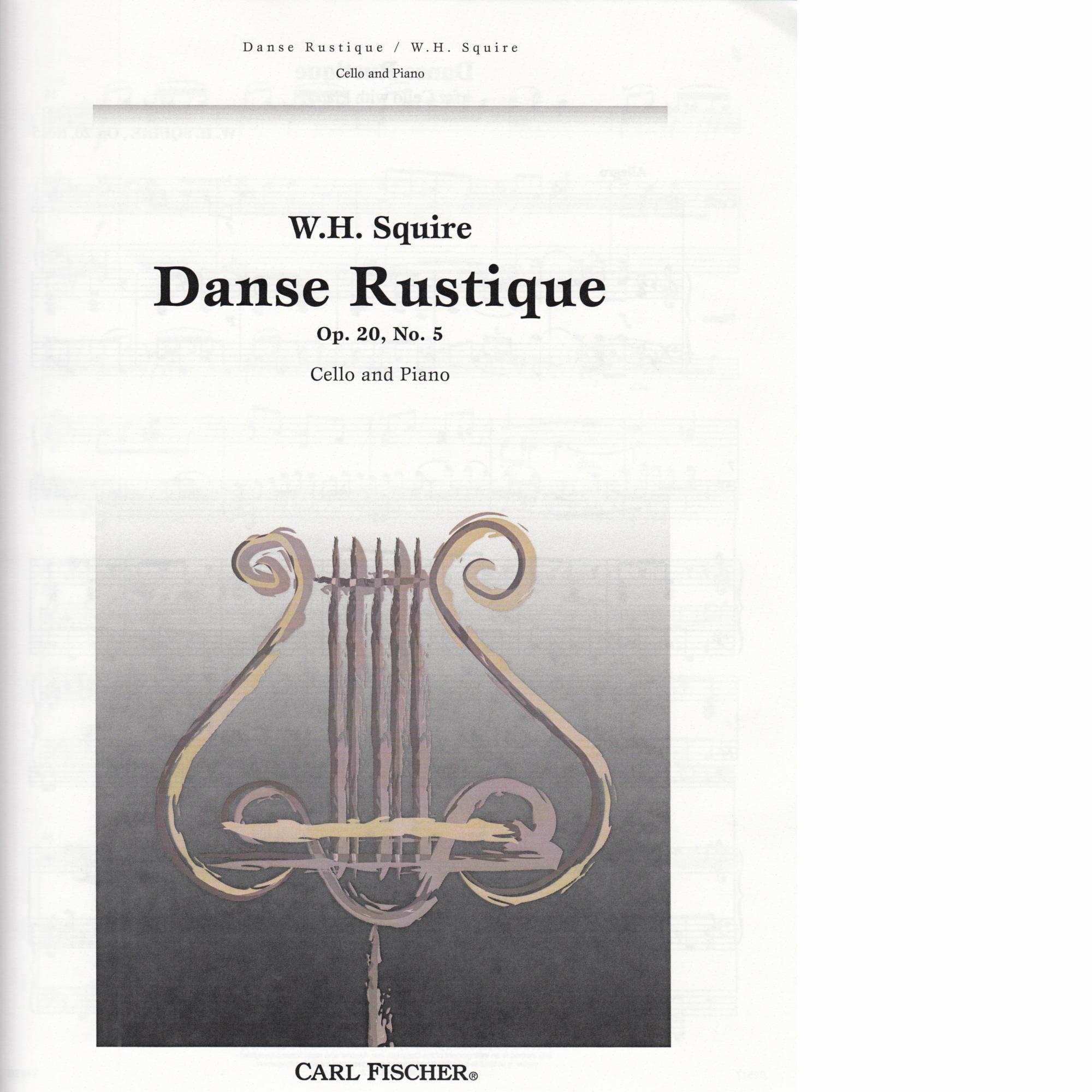 Danse Rustique, Op. 20, No. 5 for Cello and Piano