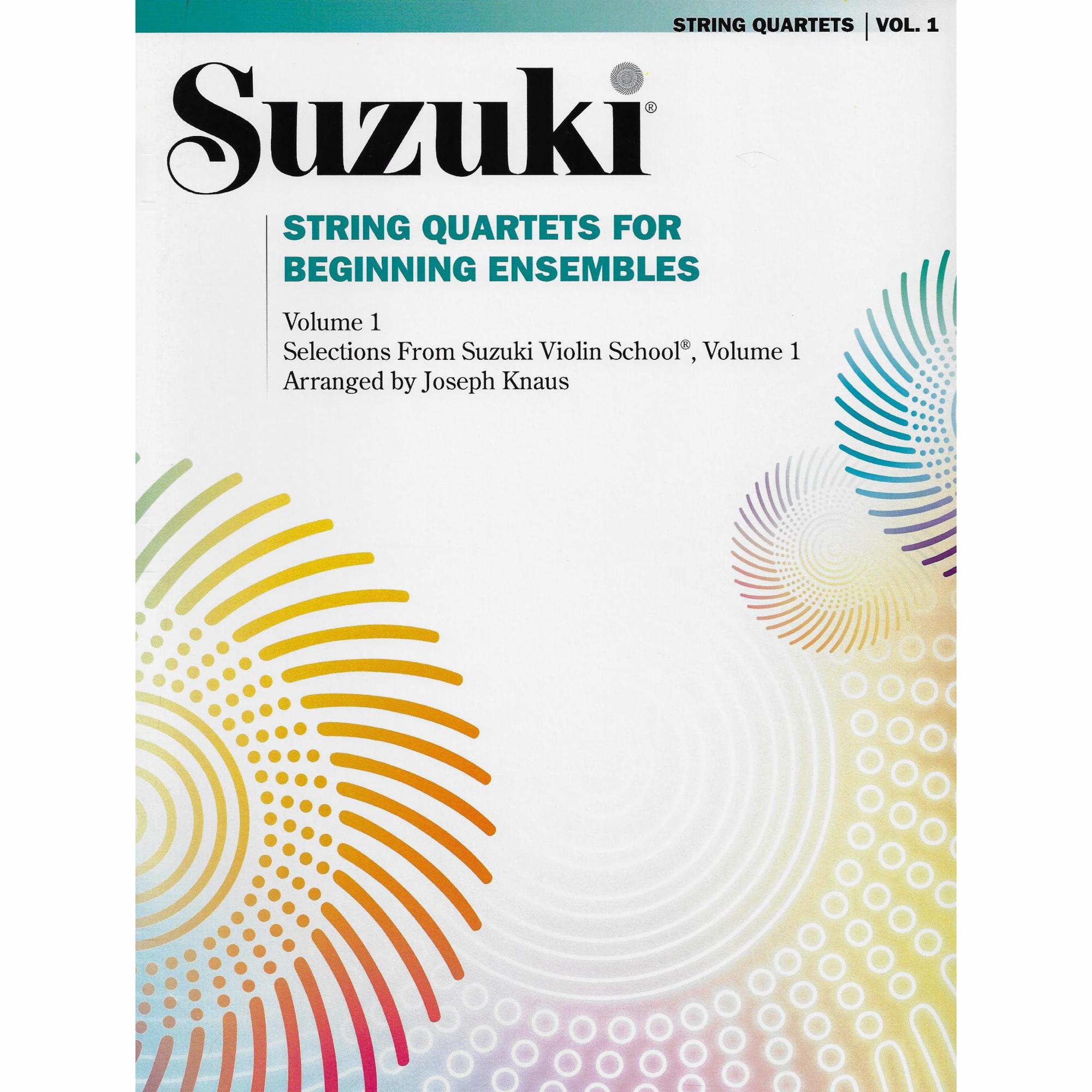 Suzuki: String Quartets for Beginning Ensembles, Volumes 1-3
