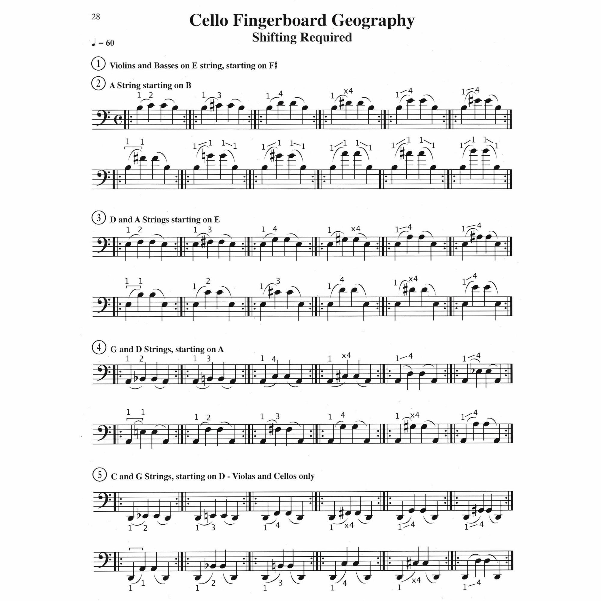 Sample: String Class Book (Pg. 28)