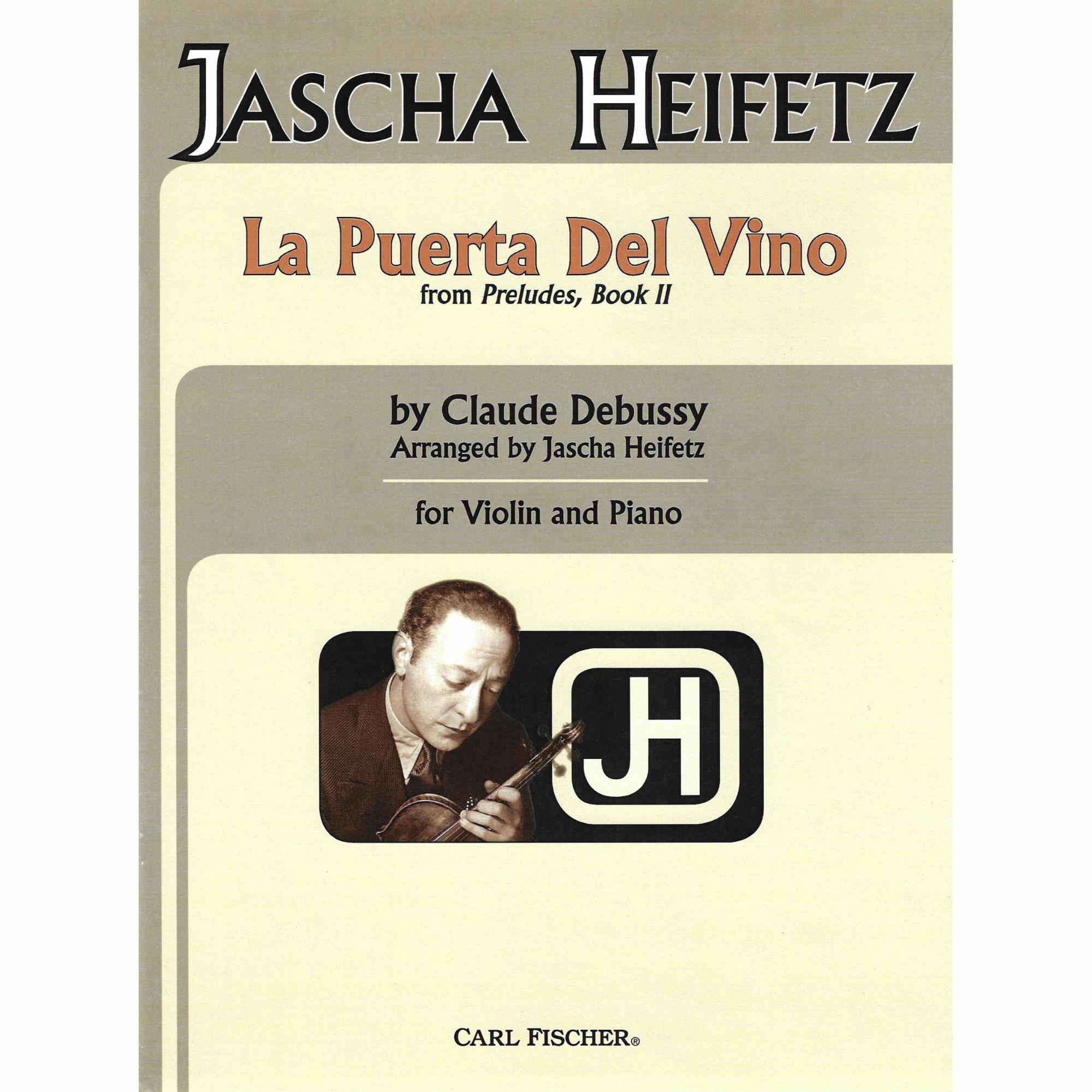 Debussy -- La Puerta Del Vino, from Preludes, Book II for Violin and Piano