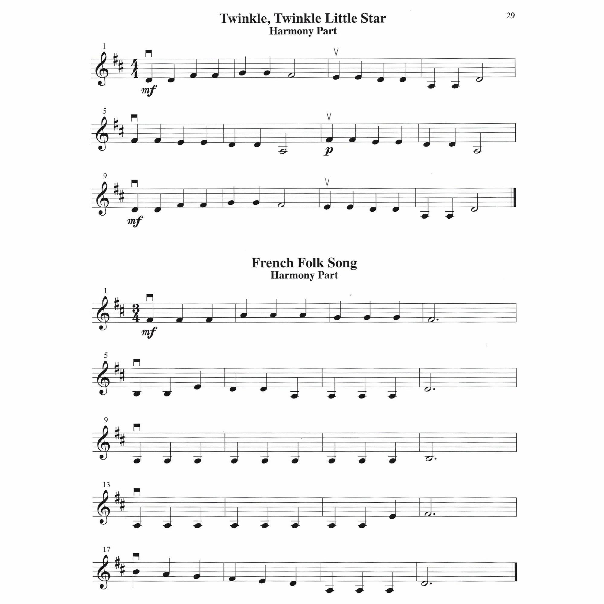 Sample: Violin (Pg. 29)