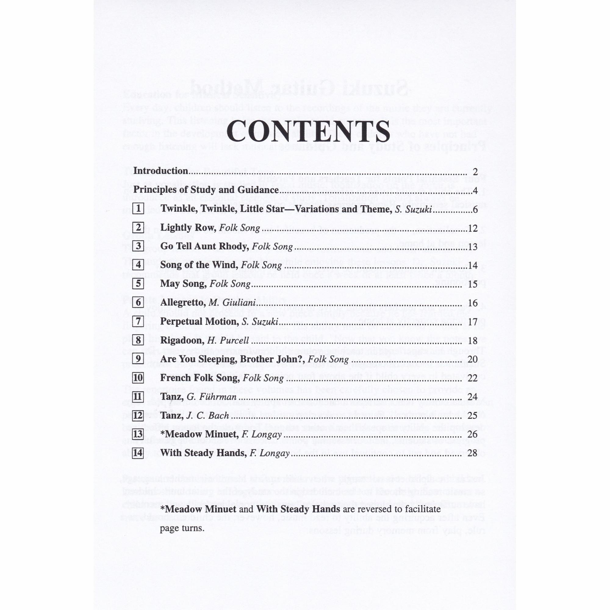 Table of Contents