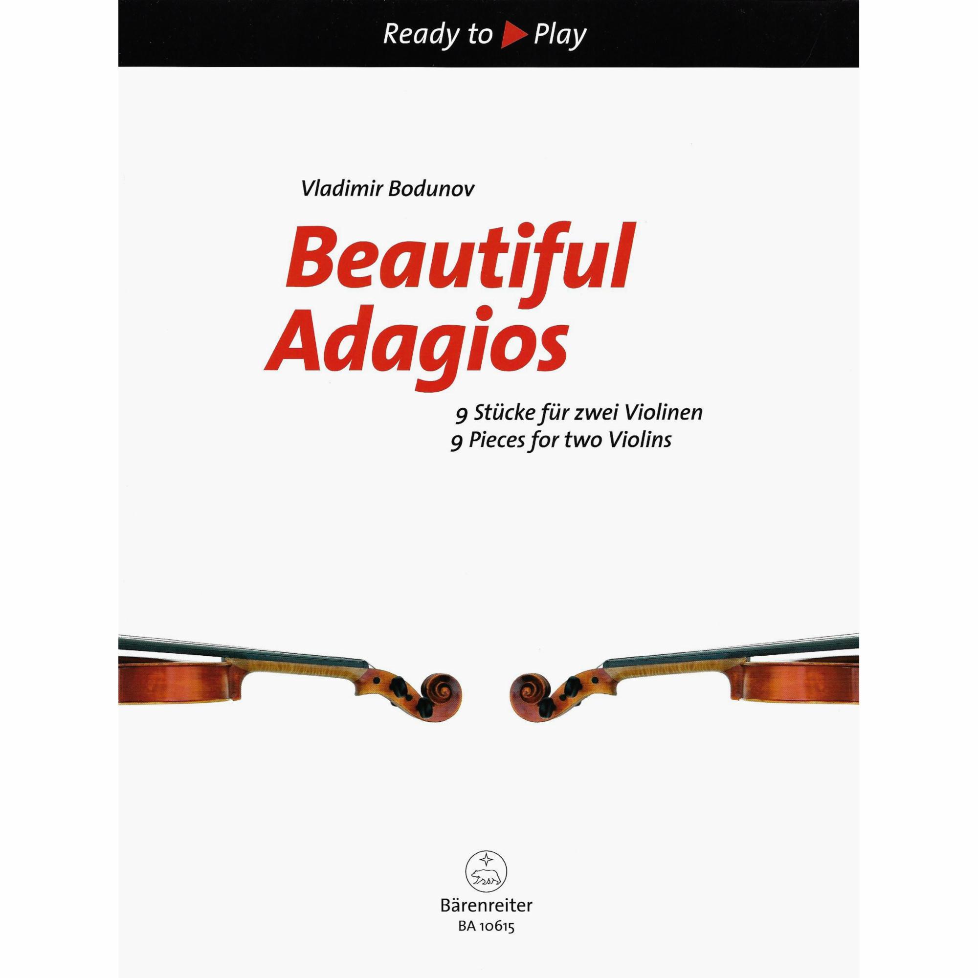 Beautiful Adagios for Two Violins