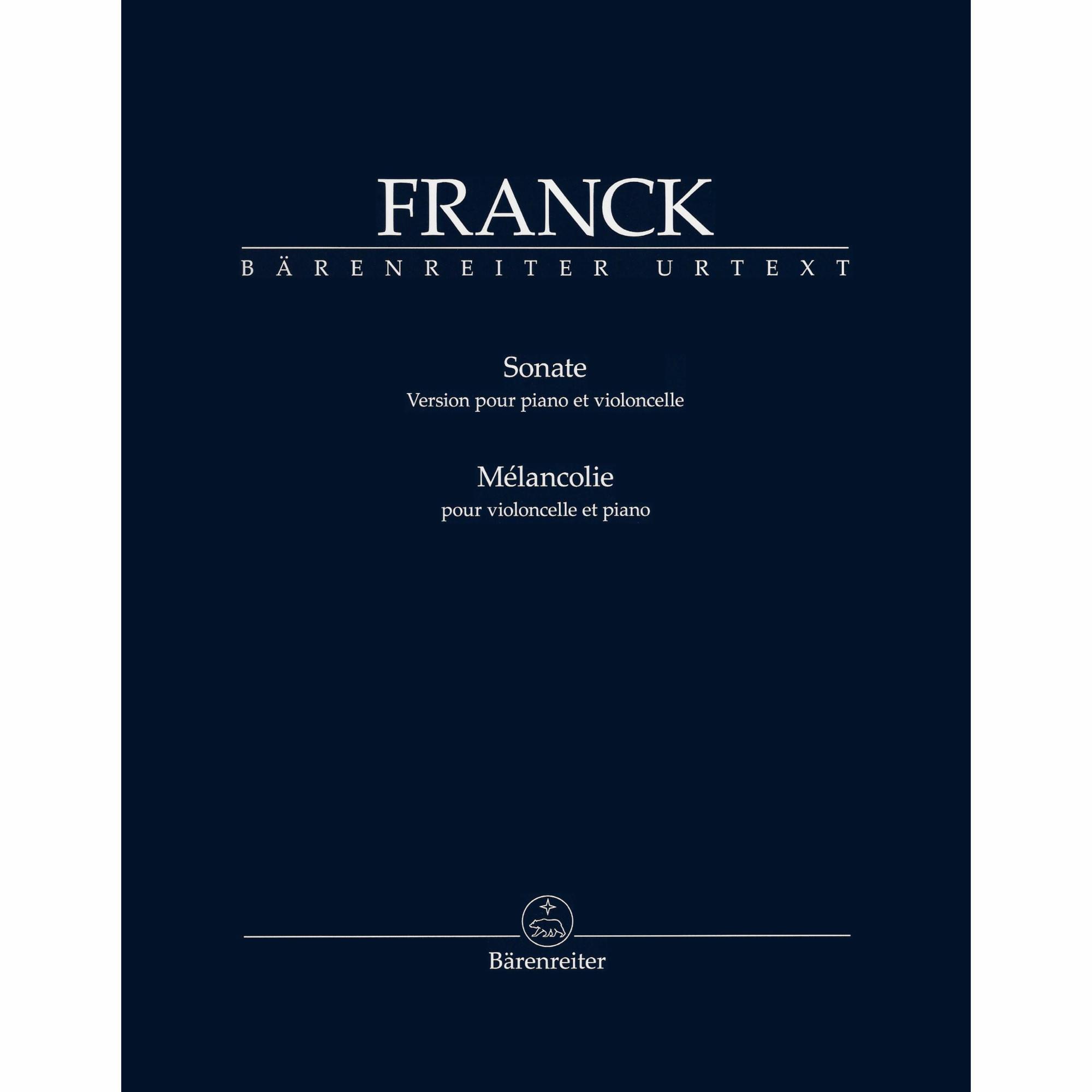 Franck -- Cello Sonata in A Major