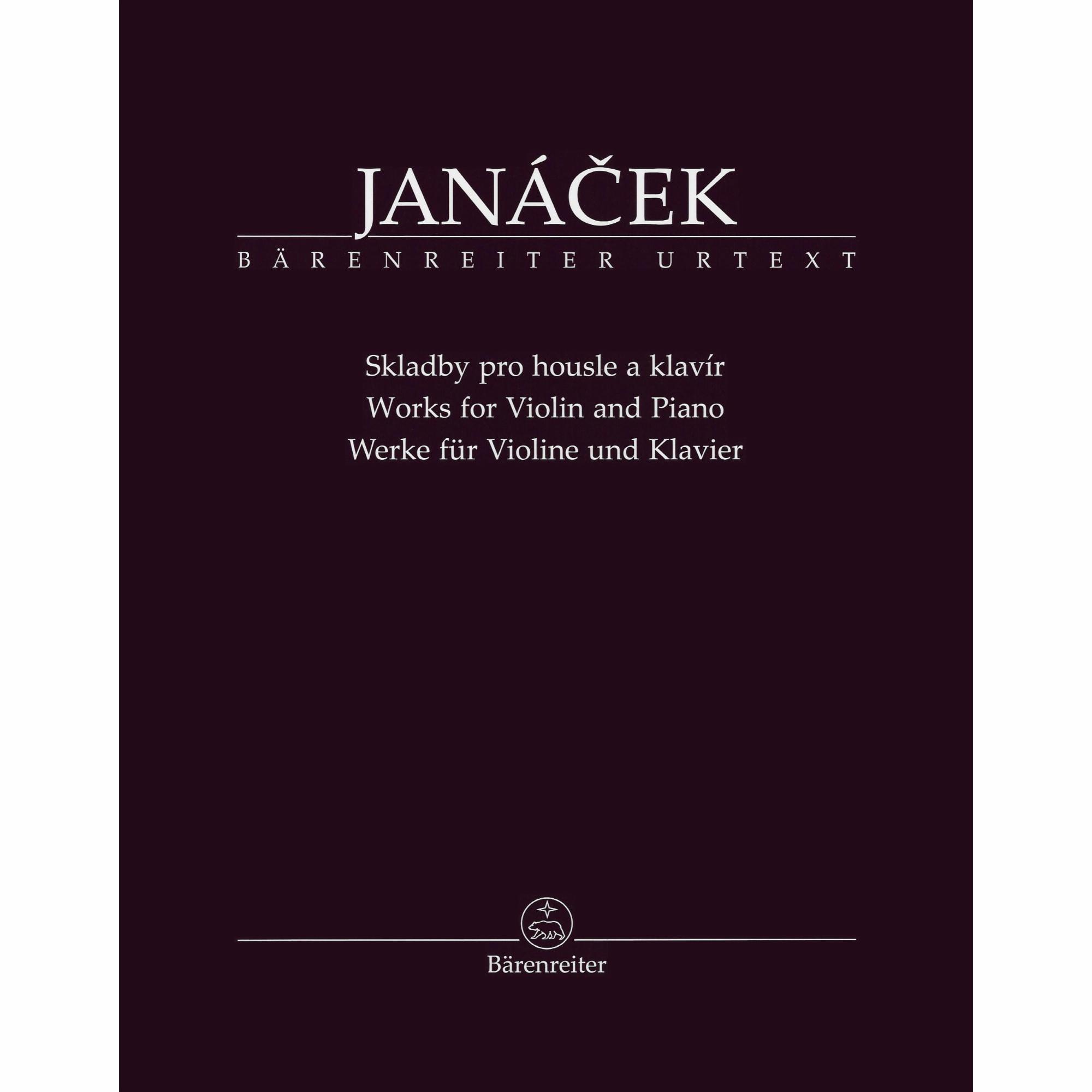 Janacek -- Works for Violin and Piano
