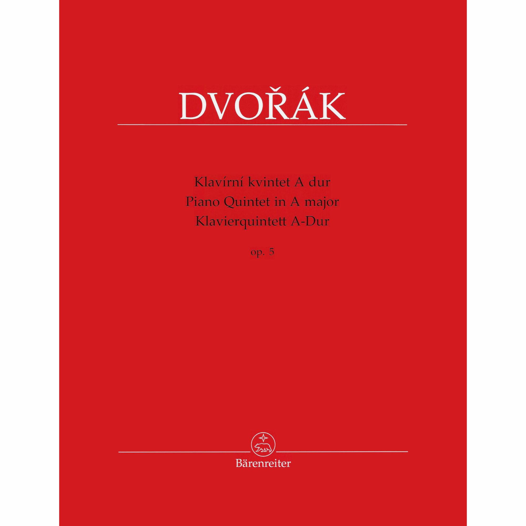 Dvorak -- Piano Quintet in A Major, Op. 5