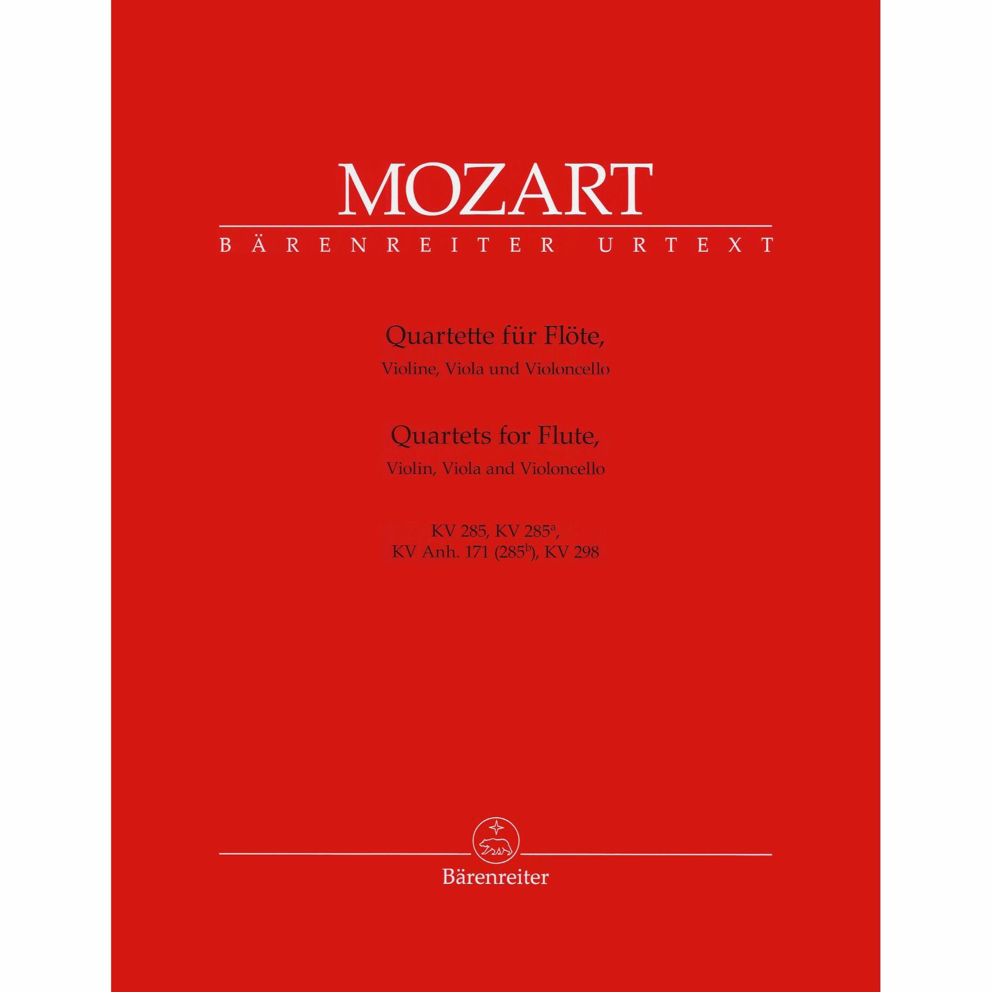 Mozart -- Quartets for Flute