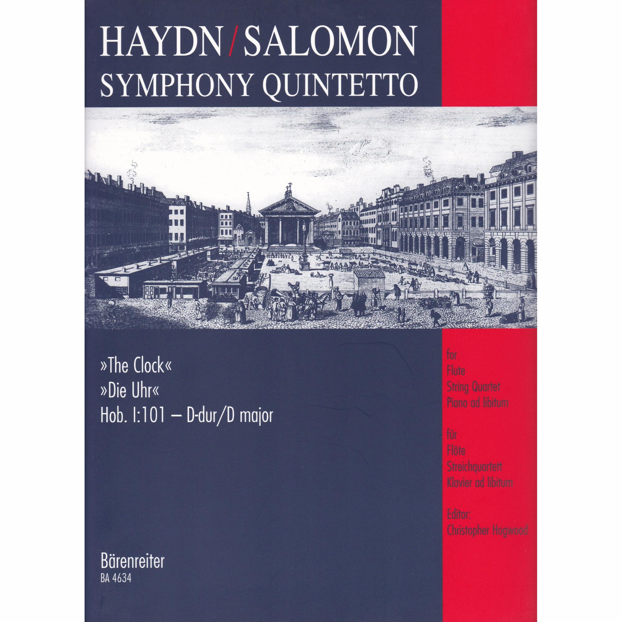 Symphony No. 101 in D Major, arr. for Flute Quintet