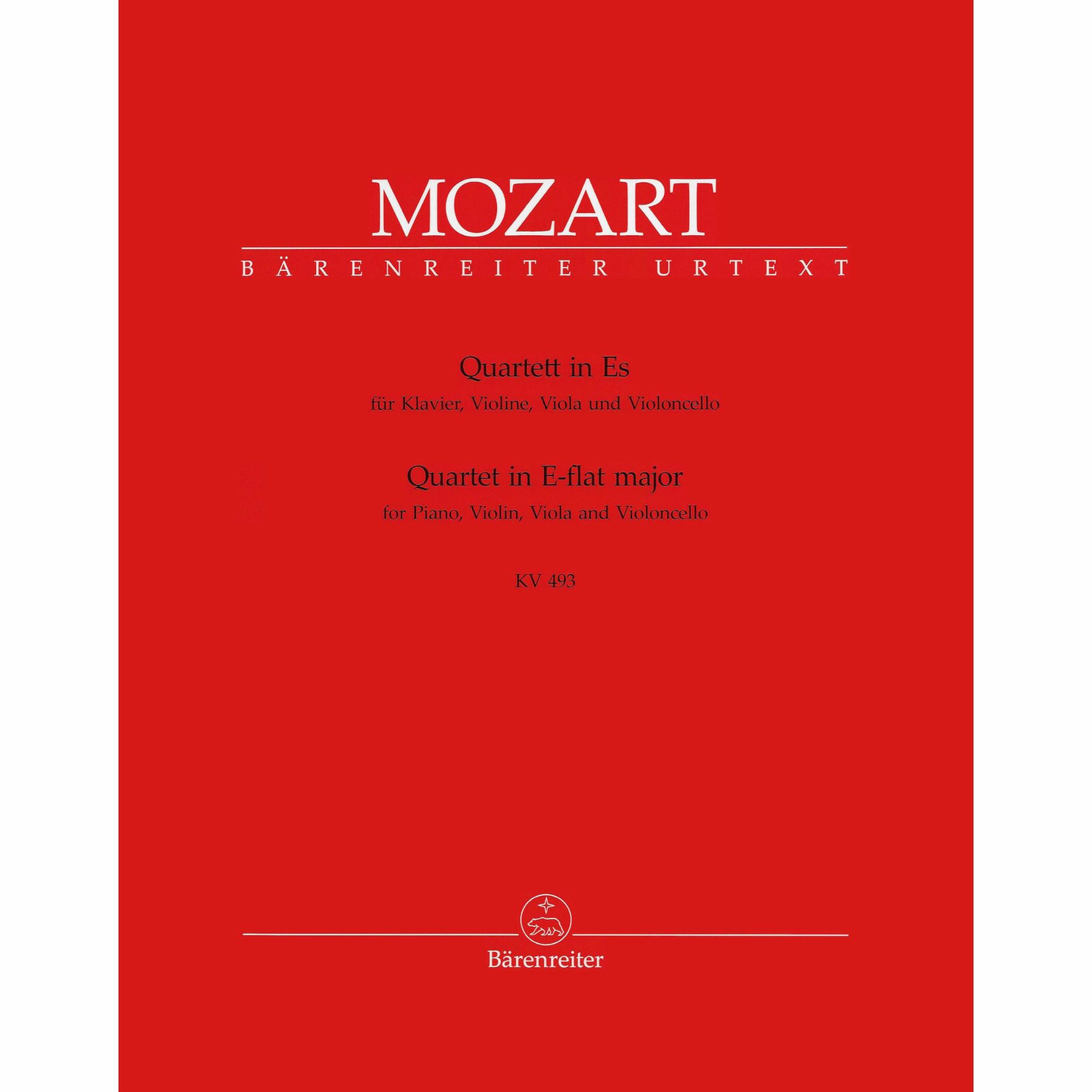 Mozart -- Piano Quartet in E-flat Major, K. 493