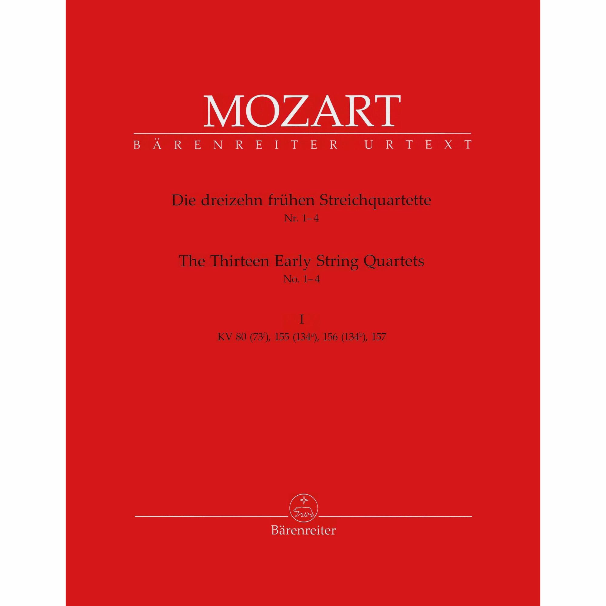Mozart -- The Thirteen Early String Quartets, Vols. I-IV