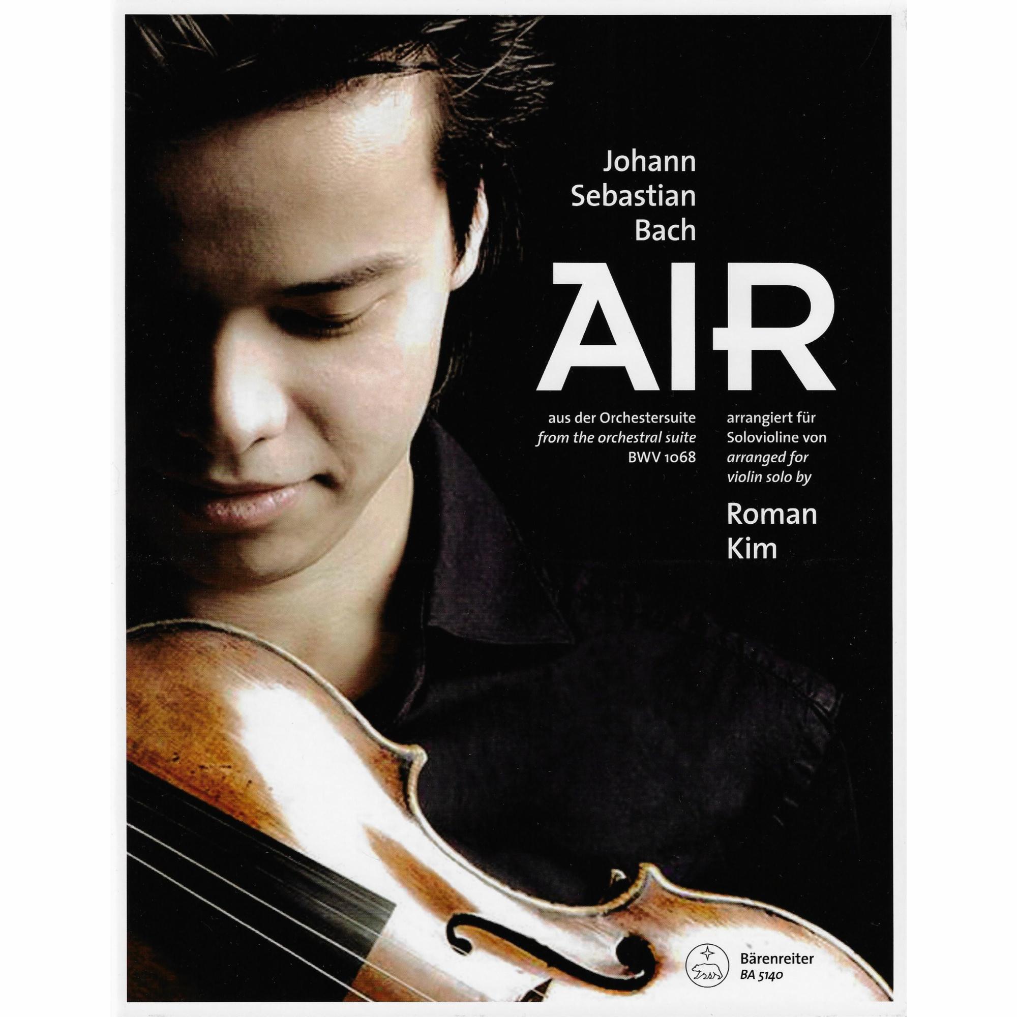 Bach -- Air, from Orchestral Suite, BWV 1068 for Solo Violin