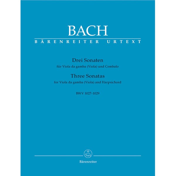Three Sonatas for Viola da gamba (Viola) and Harpsichord