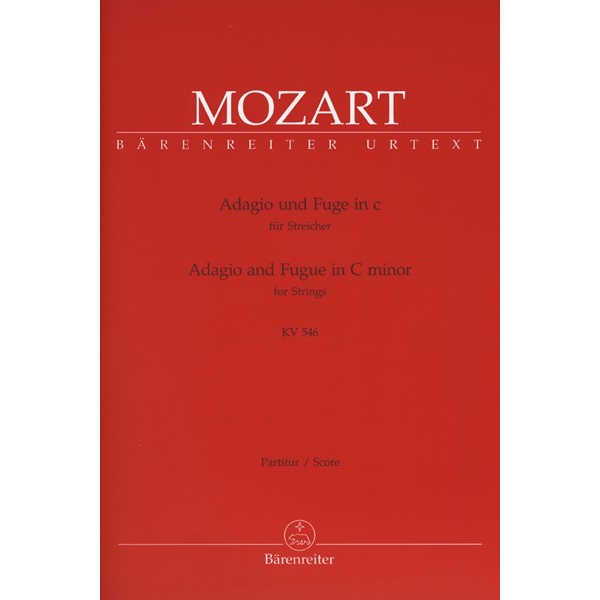 Mozart -- Adagio and Fugue in C Minor, K. 546 for Strings