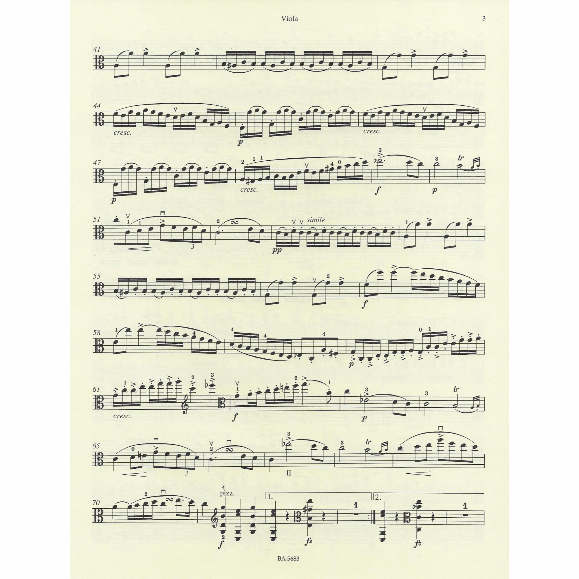 Sample: Viola Part (Pg. 2)