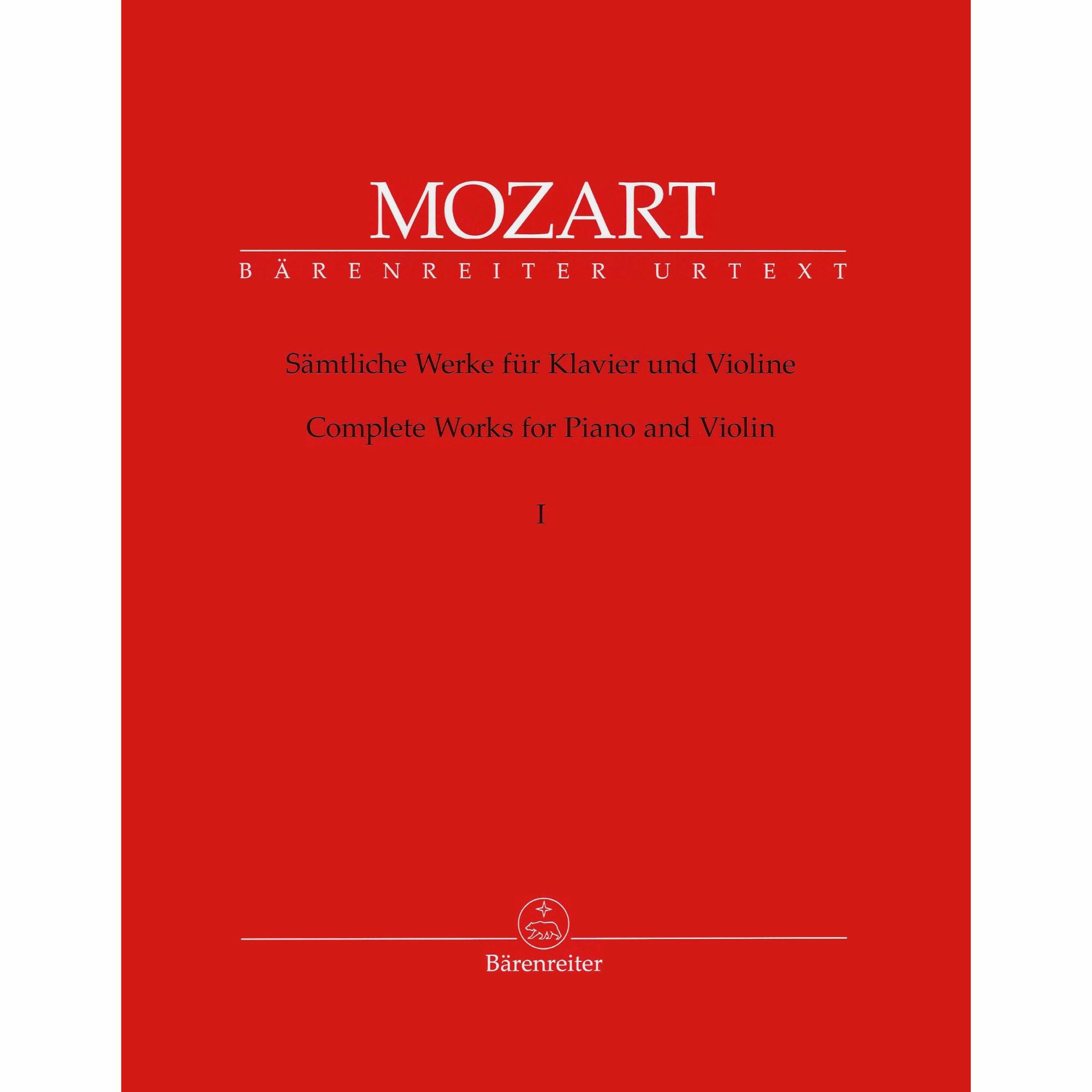 Mozart -- Complete Works, Volumes I-II for Piano and Violin