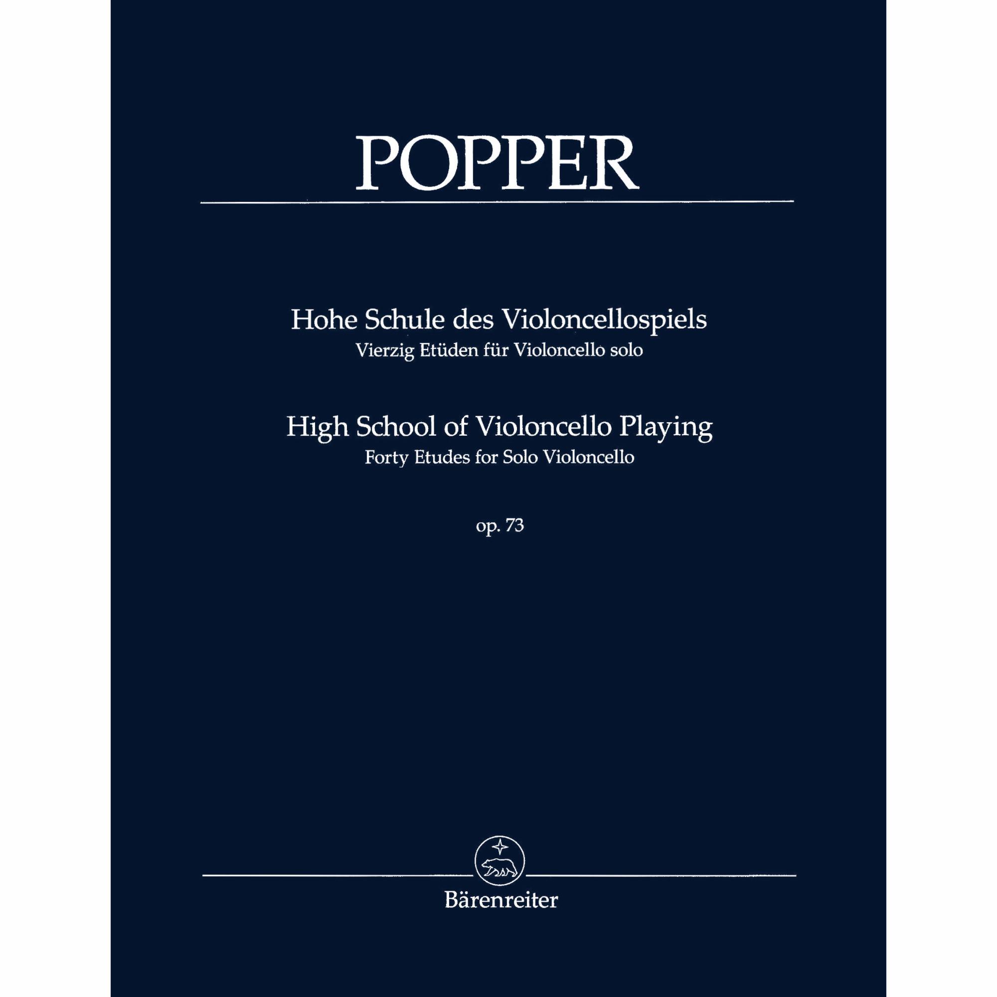 Popper -- The High School of Cello Playing, Op. 73