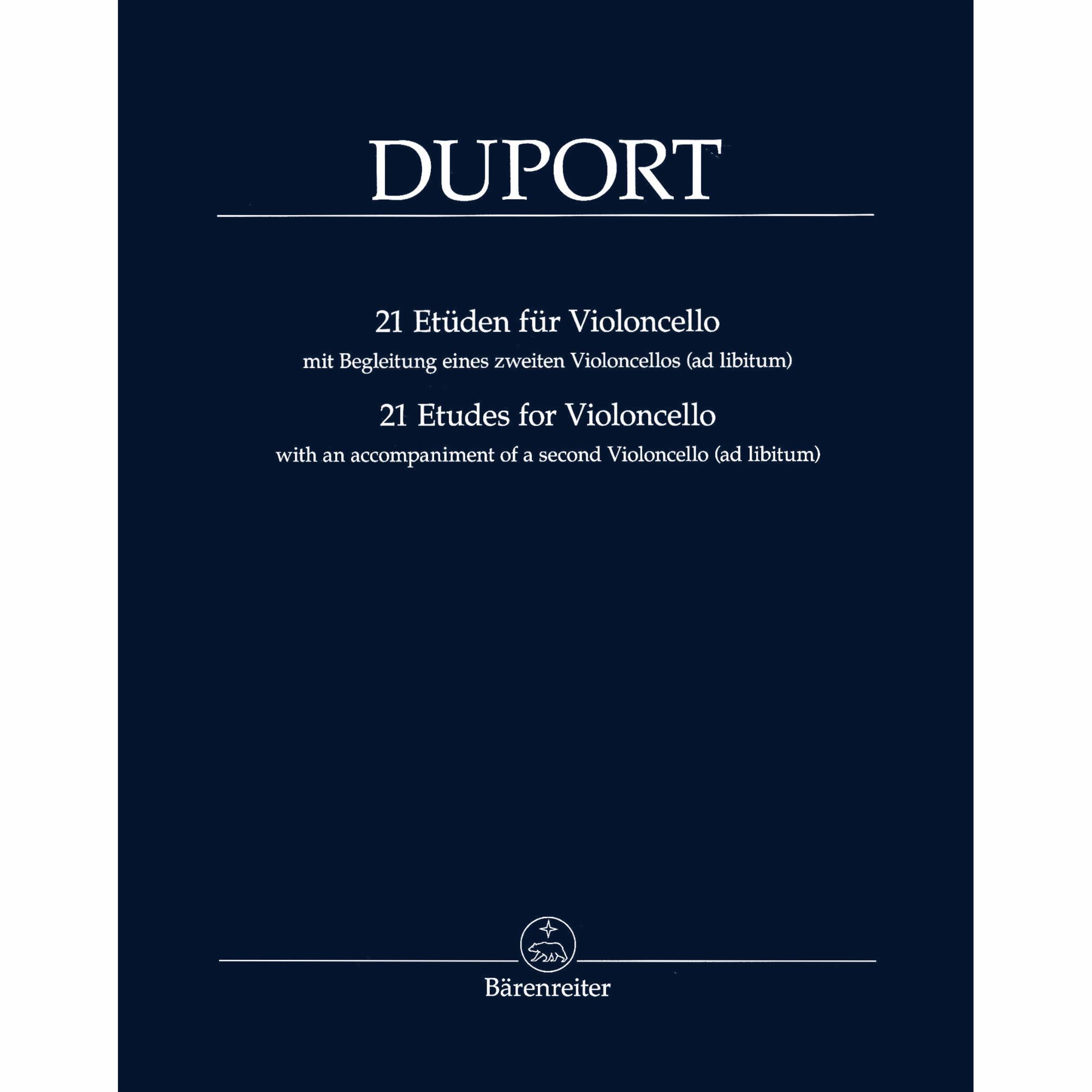 Duport -- 21 Etudes for Cello