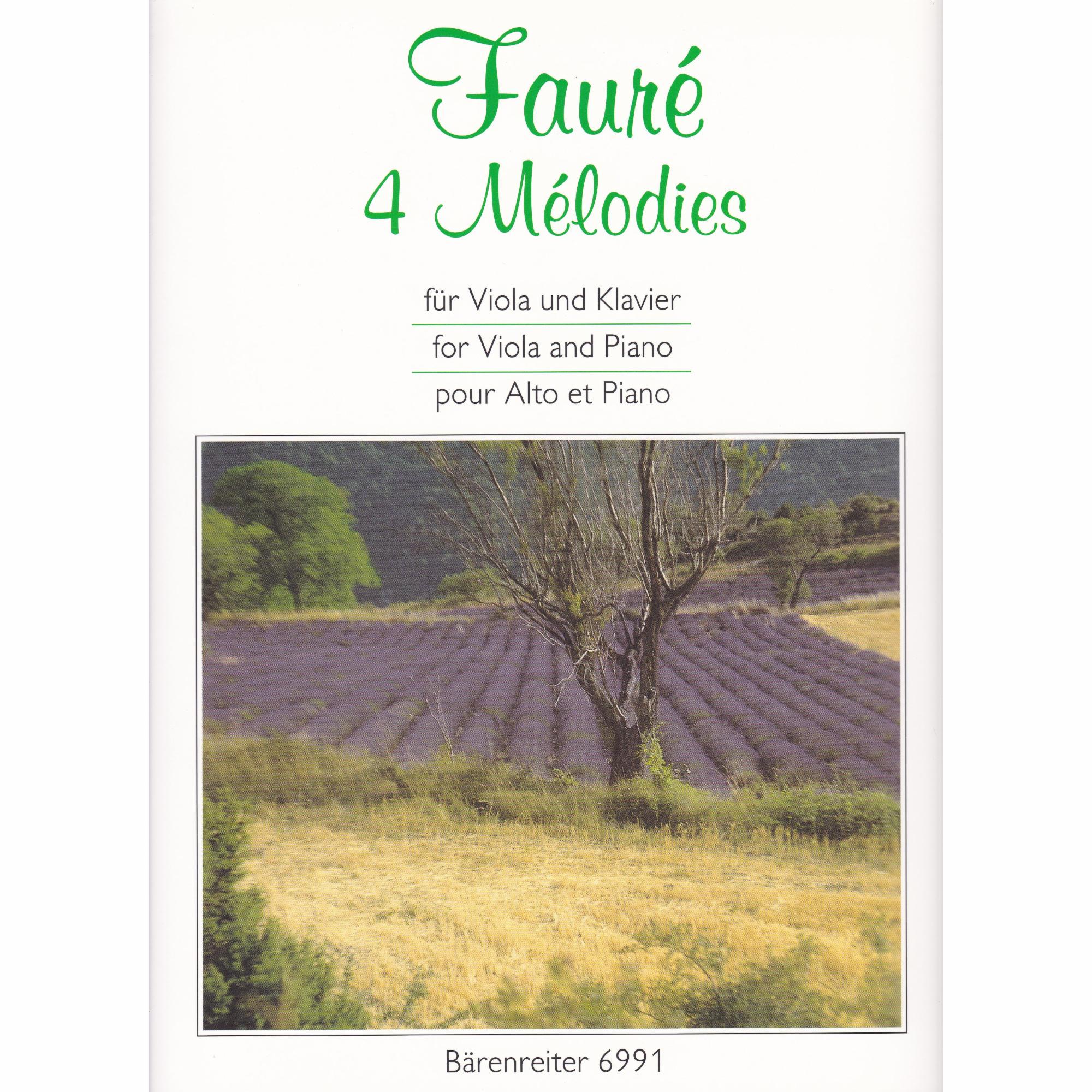 Four Melodies for Viola and Piano
