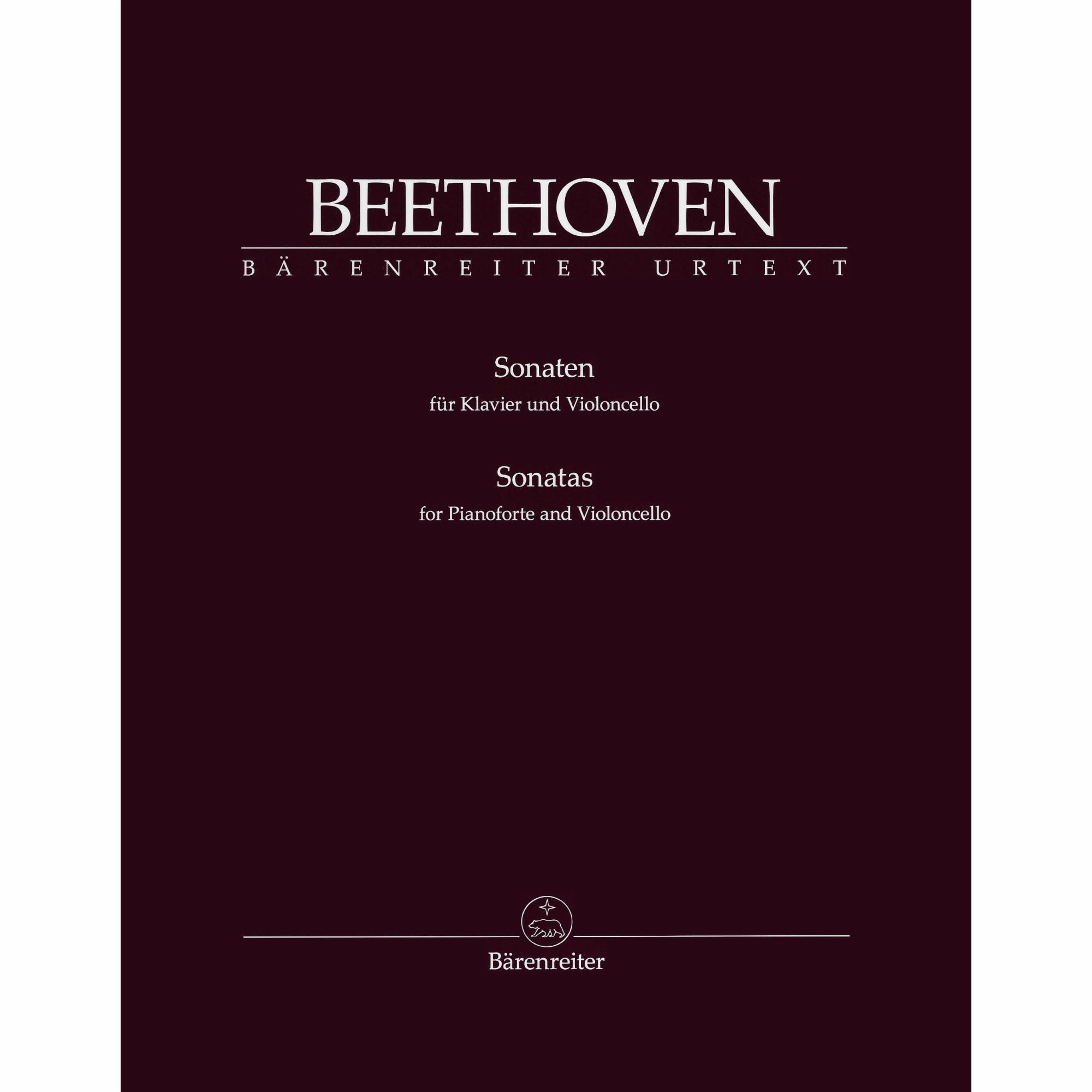 Beethoven -- Sonatas for Cello and Piano