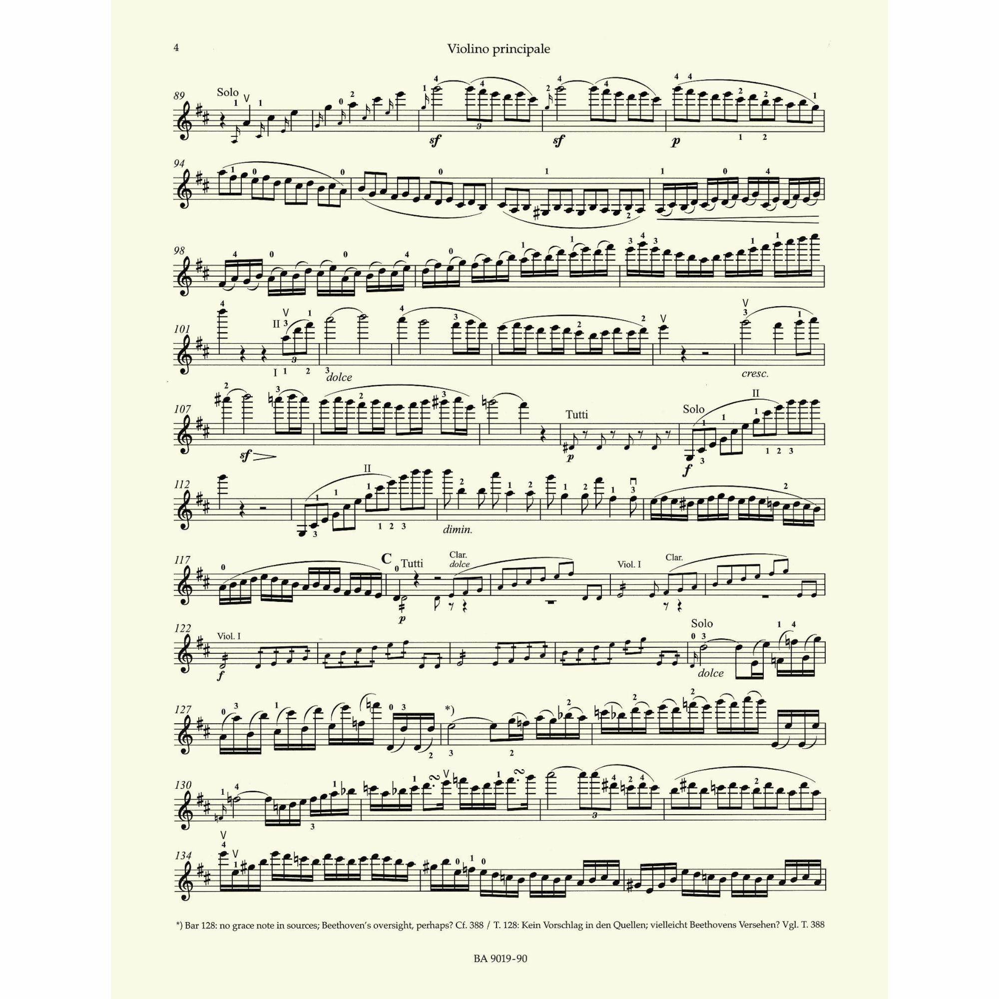 Sample: Marked Violin (Pg. 4)