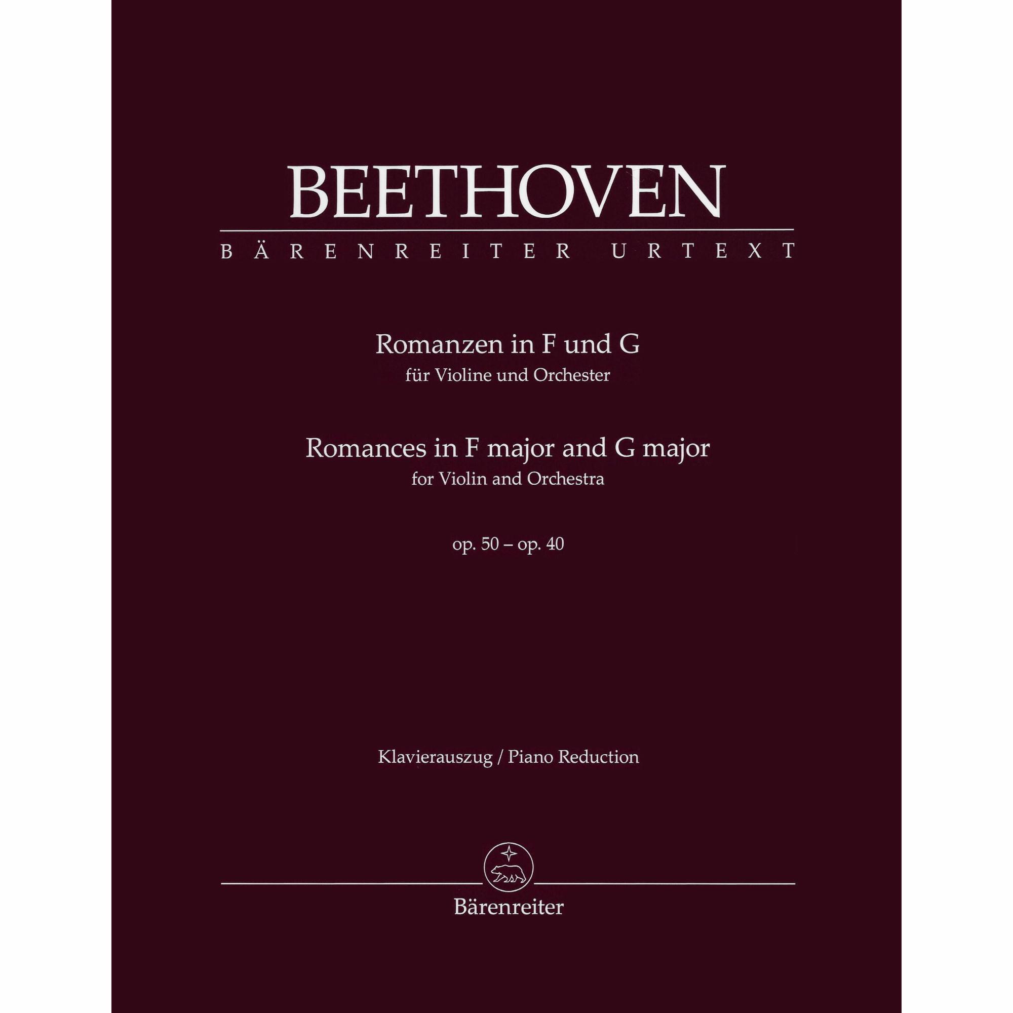Beethoven -- Romances in F Major and G Major, Op. 50 & 40