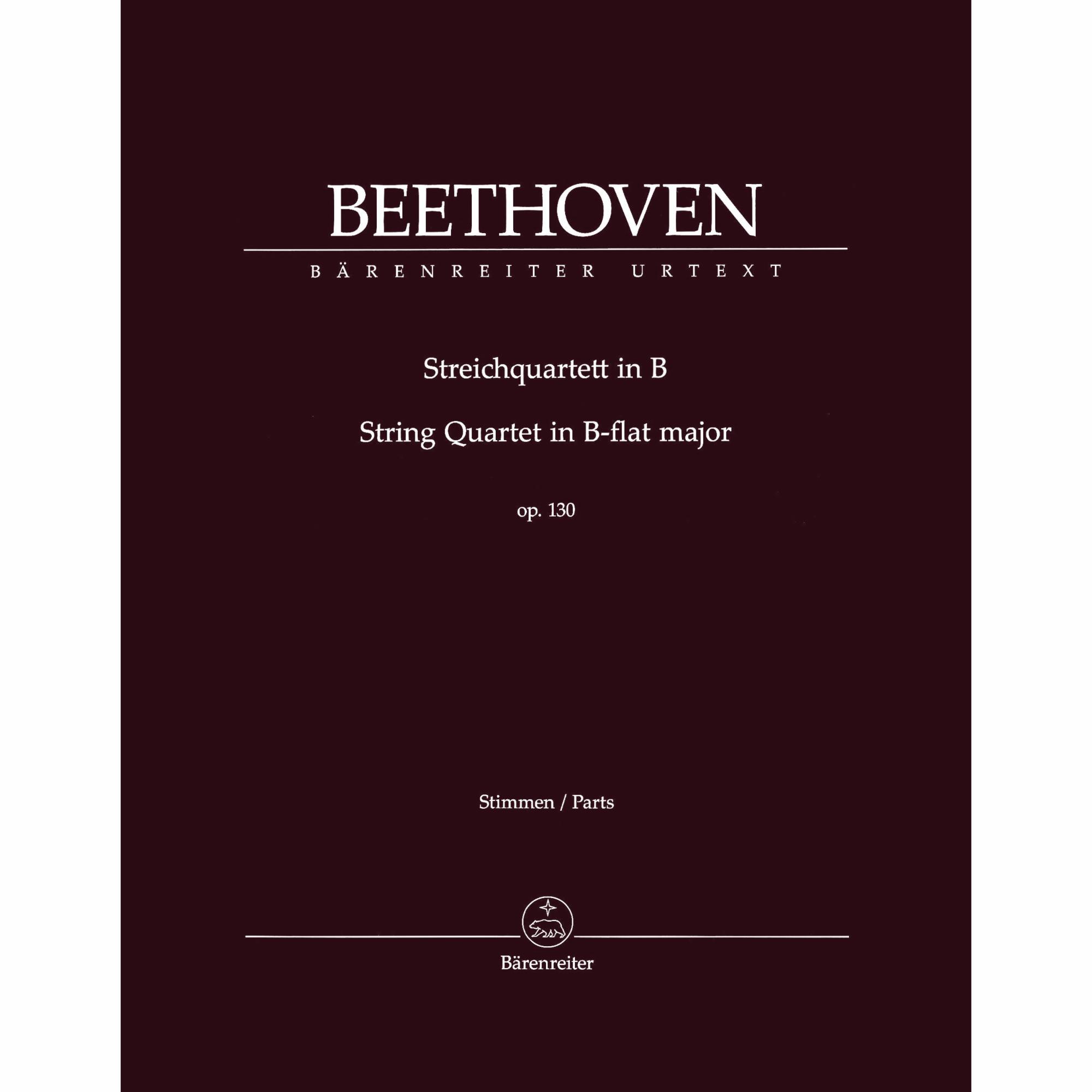 Beethoven -- String Quartet in B-flat Major, Op. 130